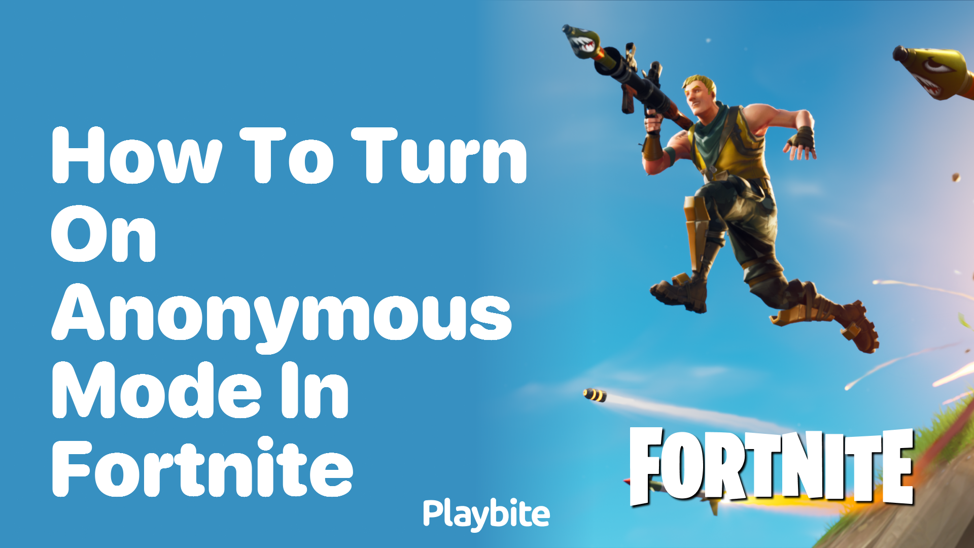 How to Turn On Anonymous Mode in Fortnite