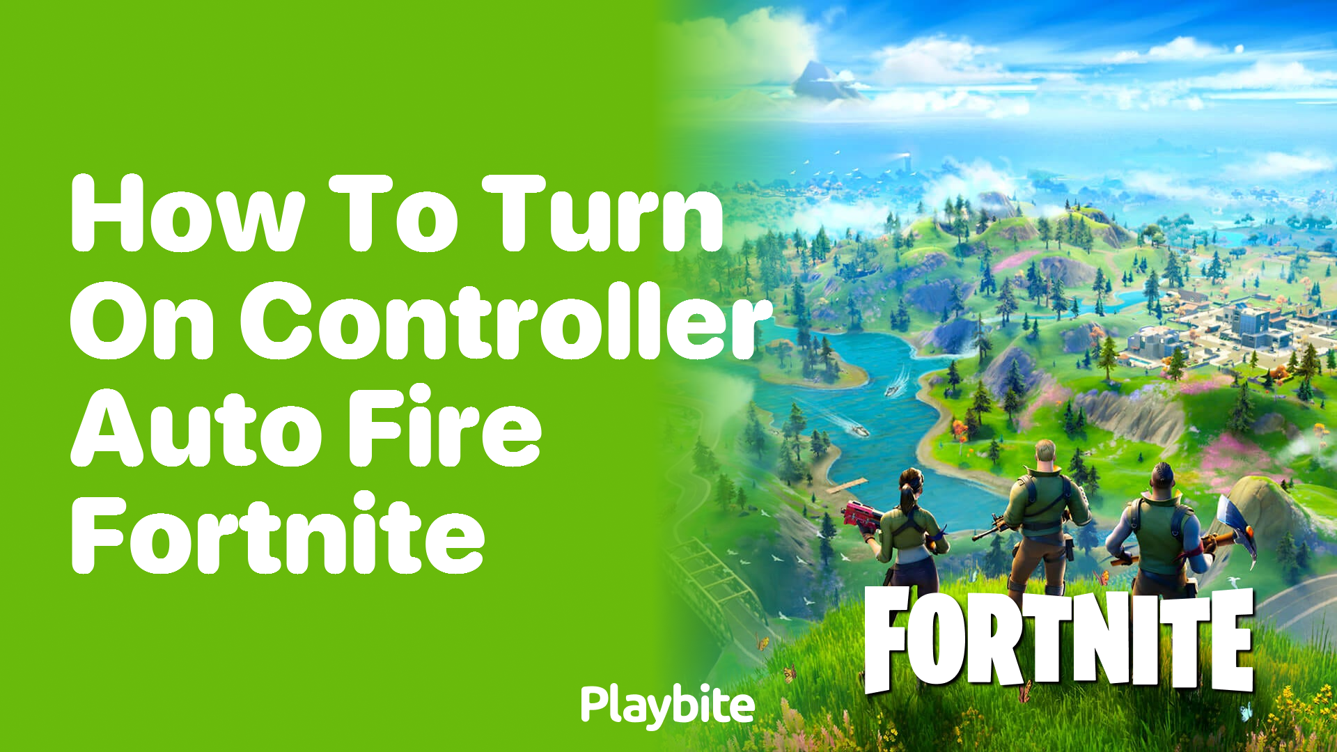 How to Turn On Controller Auto Fire in Fortnite