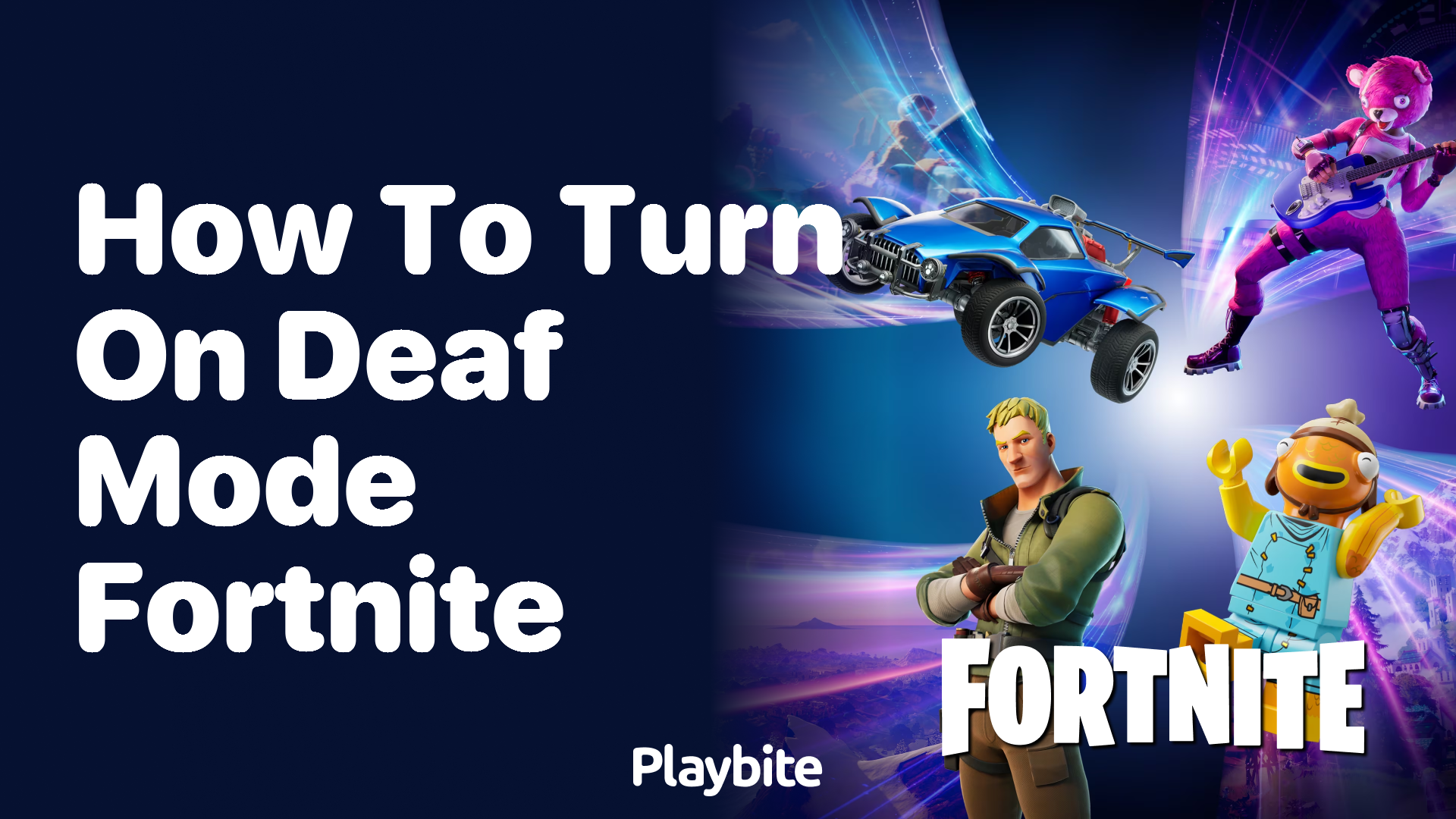 How to Turn On Deaf Mode in Fortnite