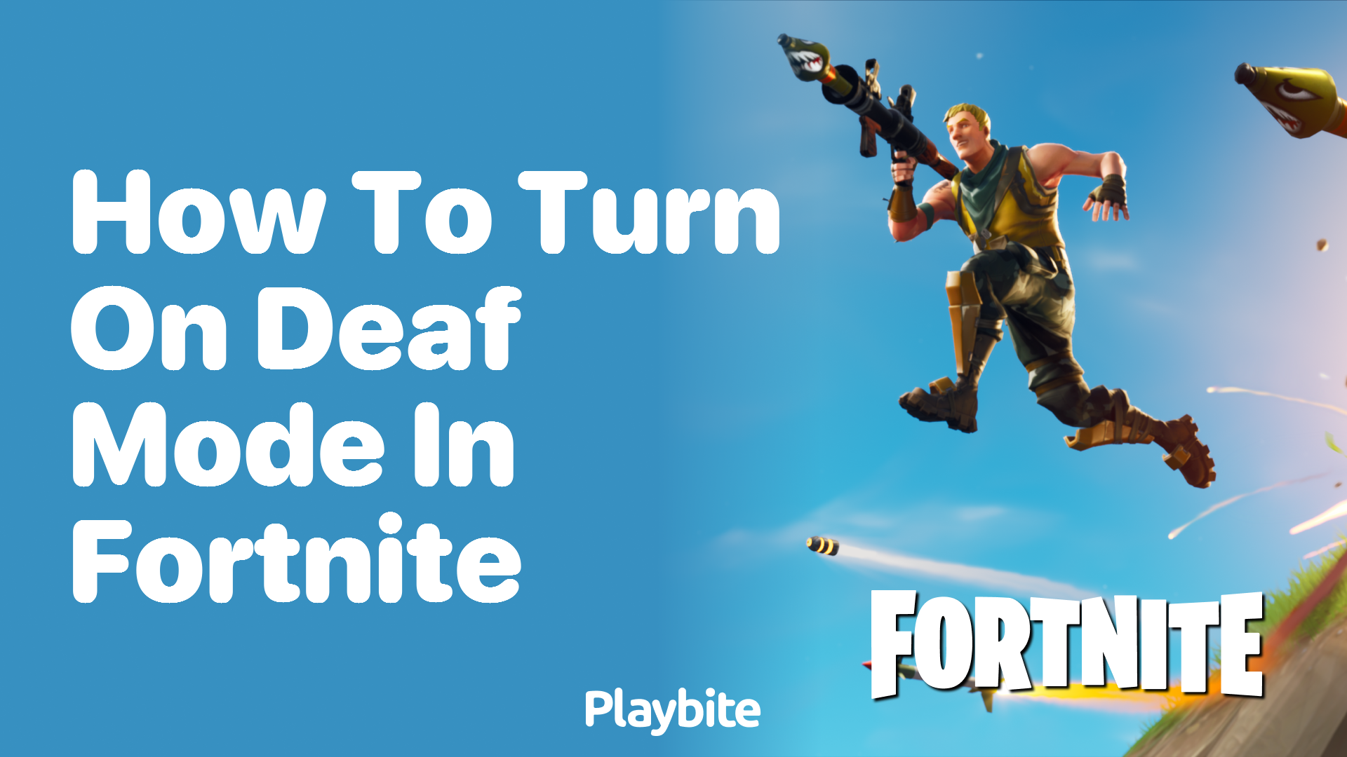 How to Turn on Deaf Mode in Fortnite