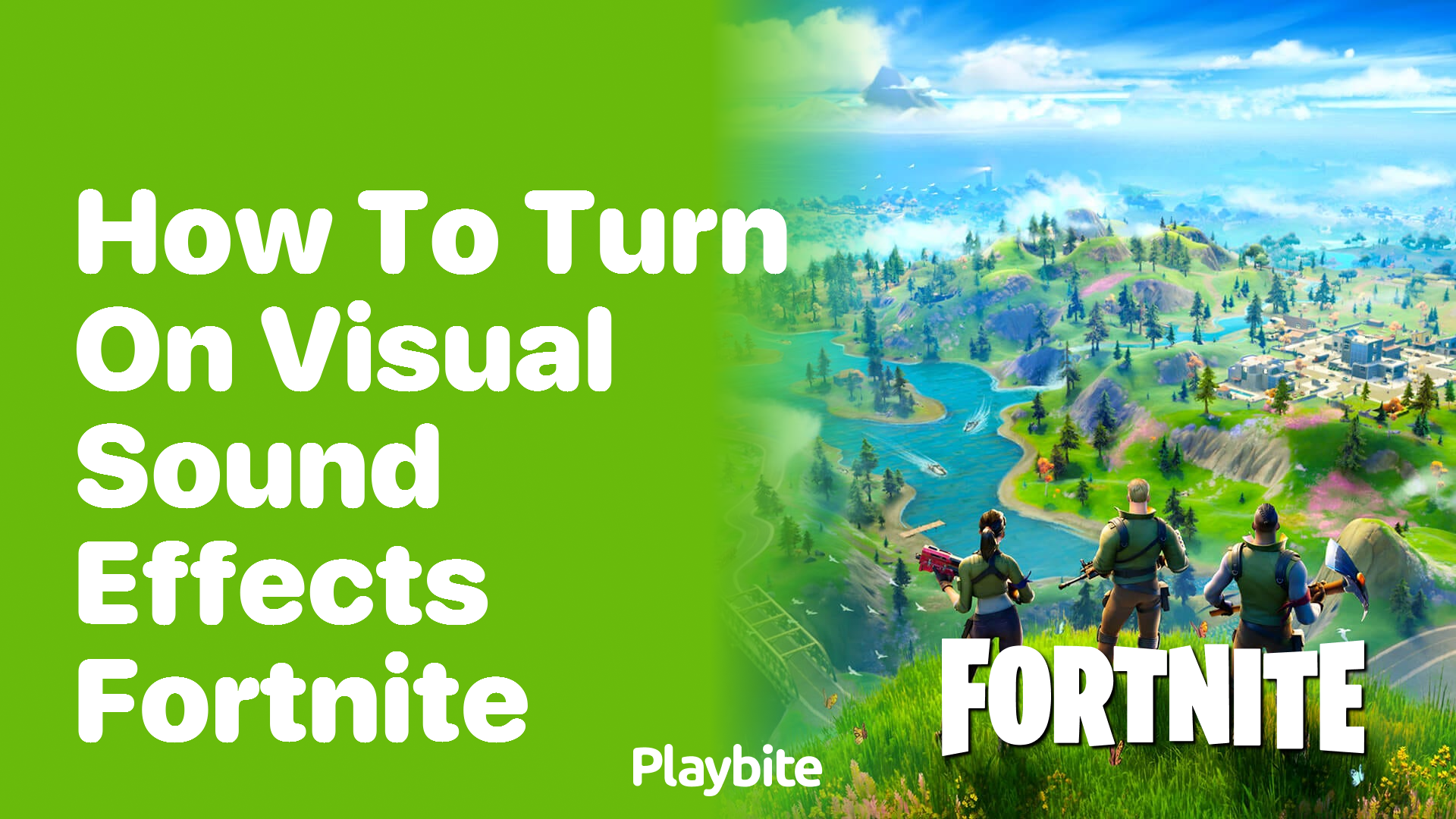 How to Turn On Visual Sound Effects in Fortnite