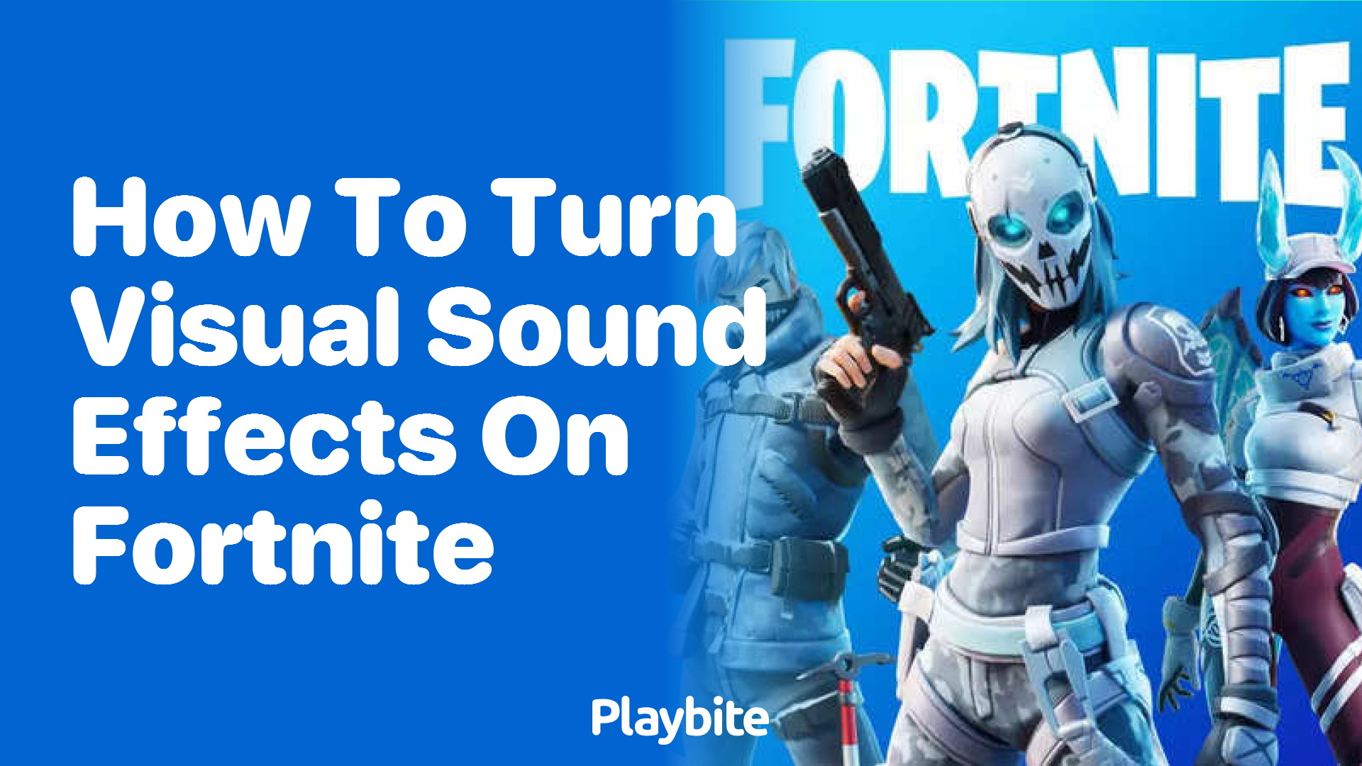 How to Turn Visual Sound Effects On in Fortnite