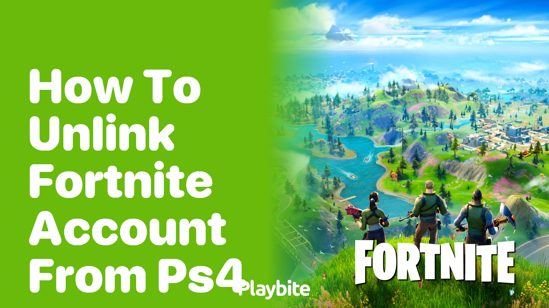 How to Unlink Your Fortnite Account from PS4