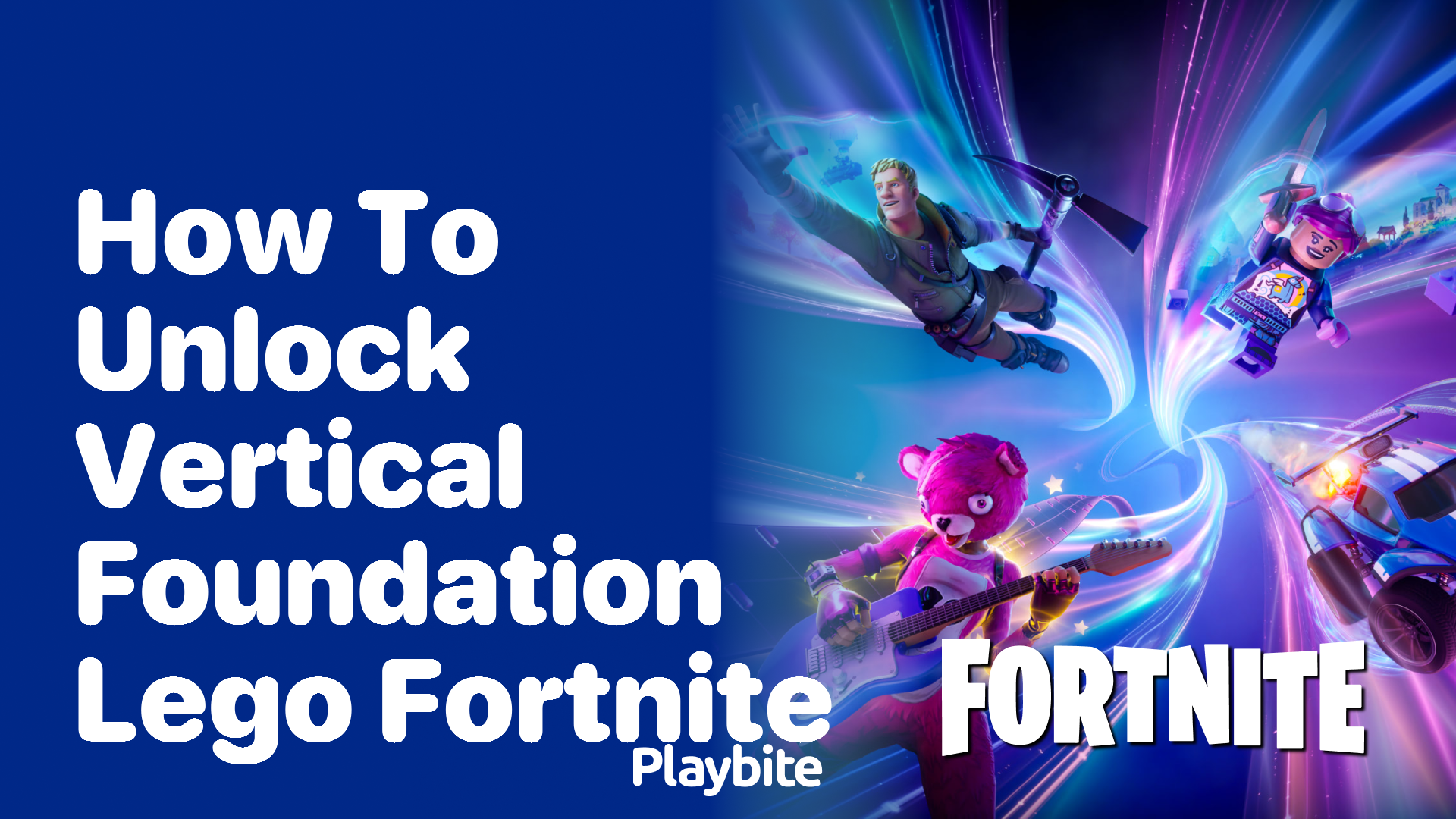 How to Unlock Vertical Foundation Lego in Fortnite