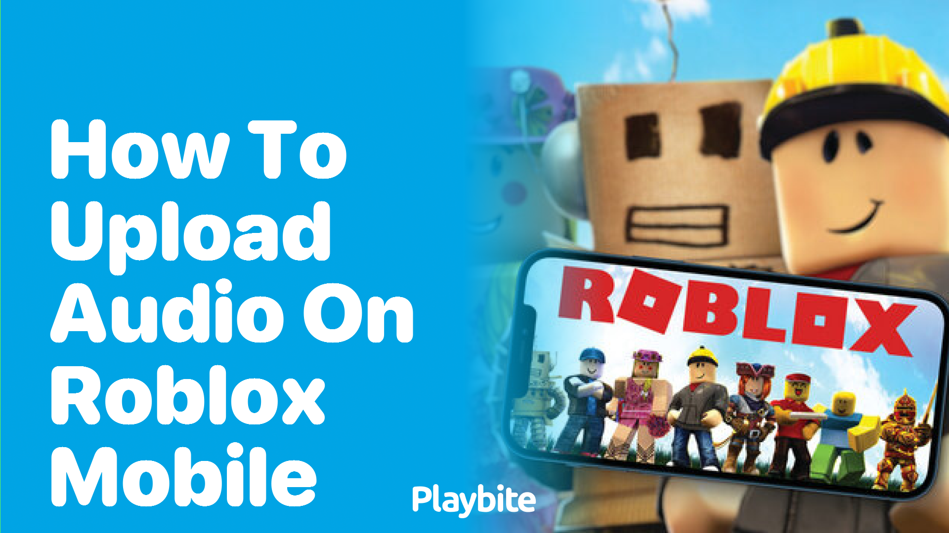 How to Upload Audio on Roblox Mobile