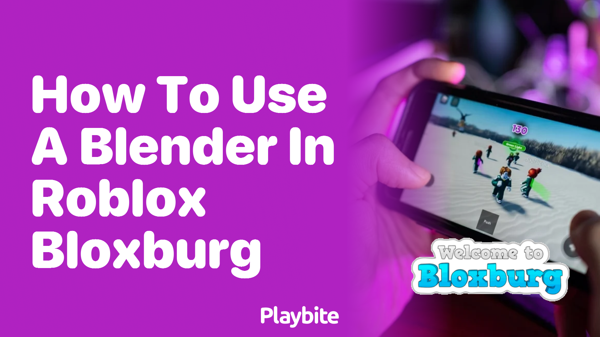 How to Use a Blender in Roblox Bloxburg Playbite
