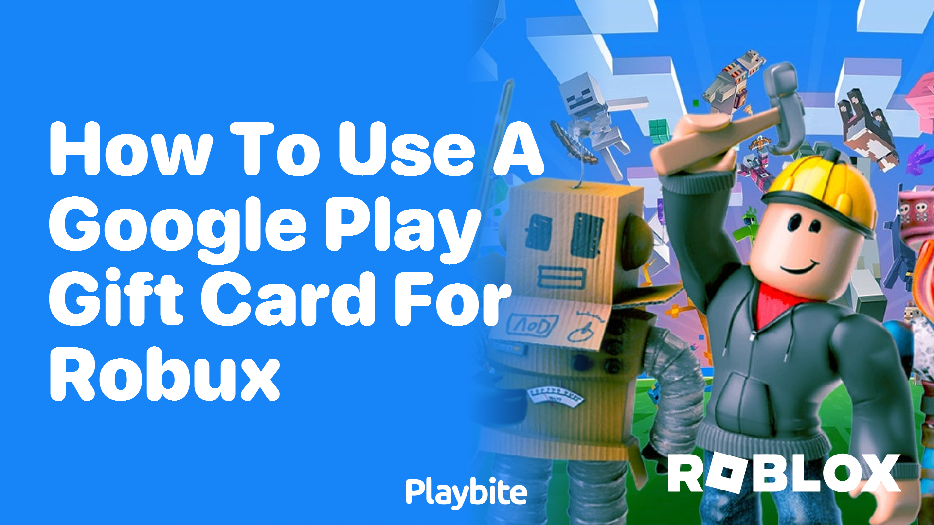 How to Use a Google Play Gift Card for Robux