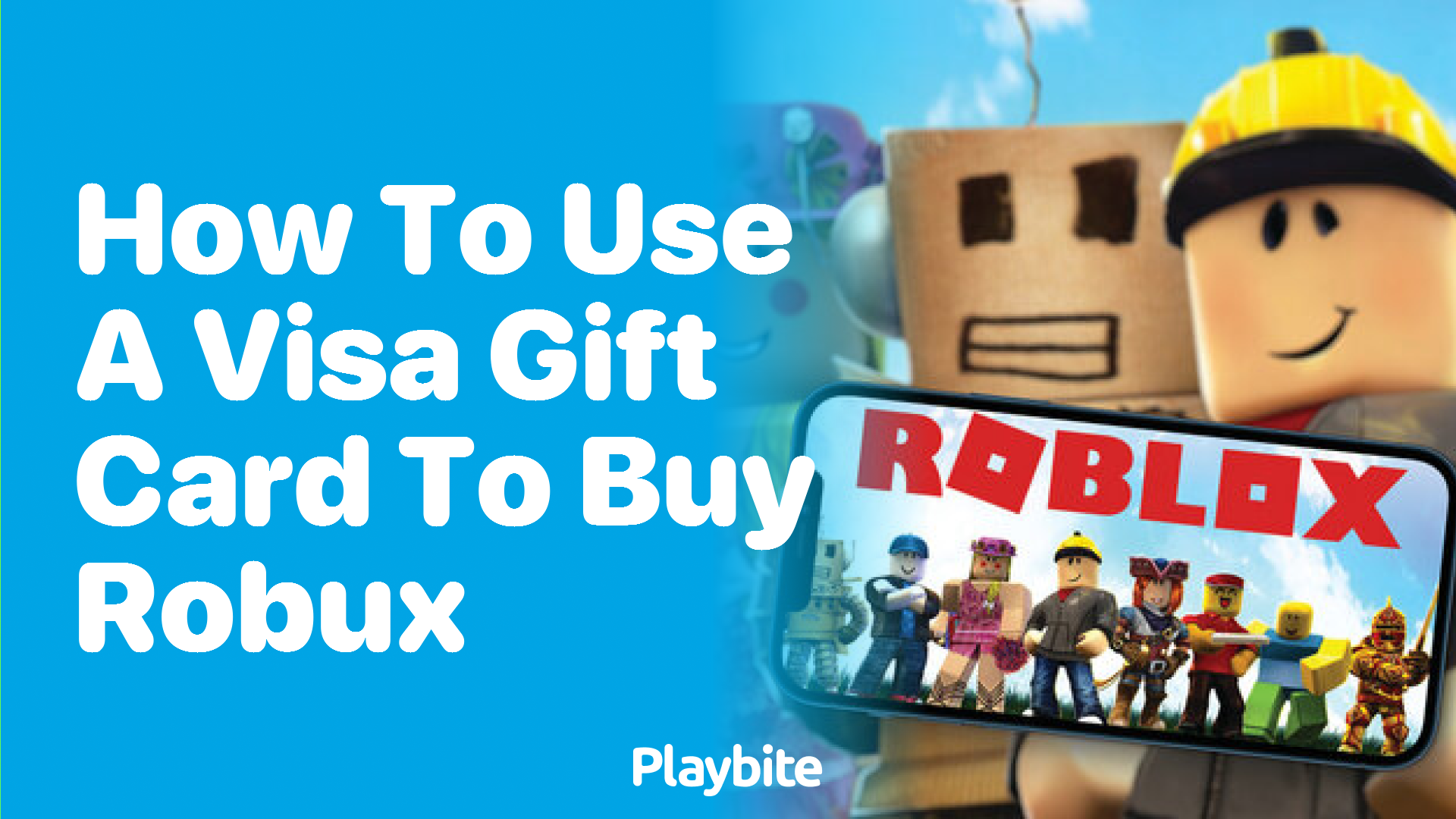 How to Use a Visa Gift Card to Buy Robux