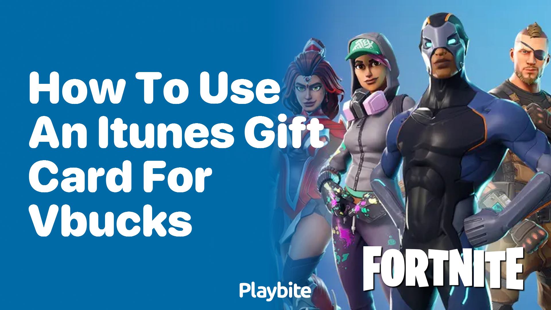 How to Use an iTunes Gift Card for V-Bucks