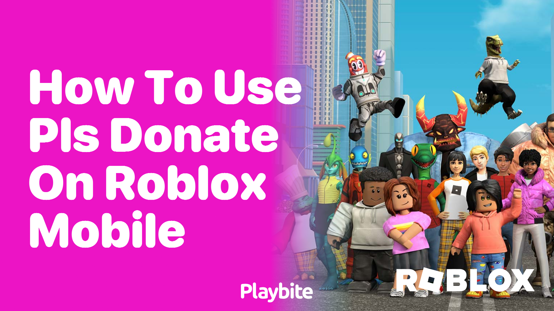 How to Use Pls Donate on Roblox Mobile