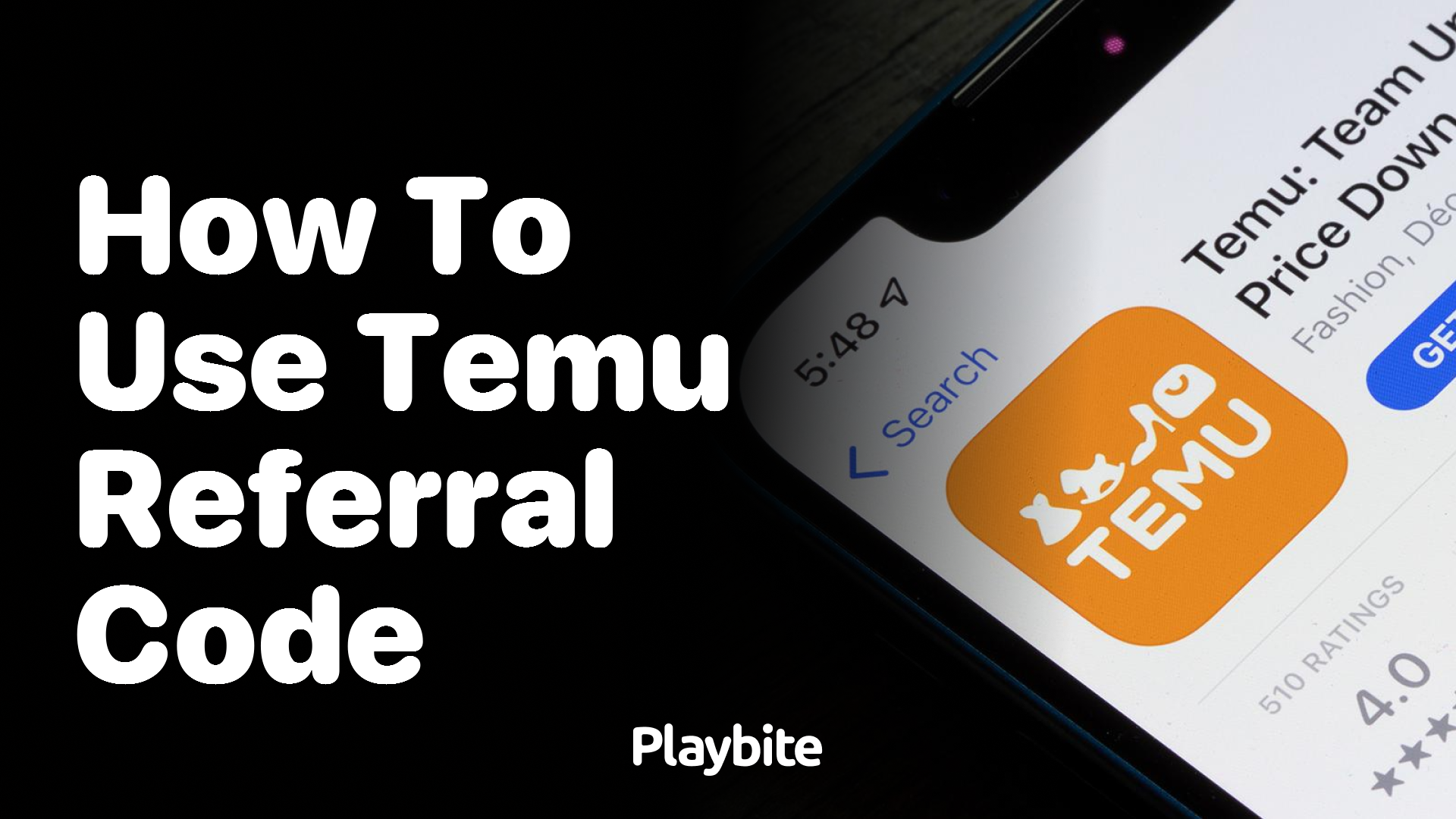How to Use a Temu Referral Code