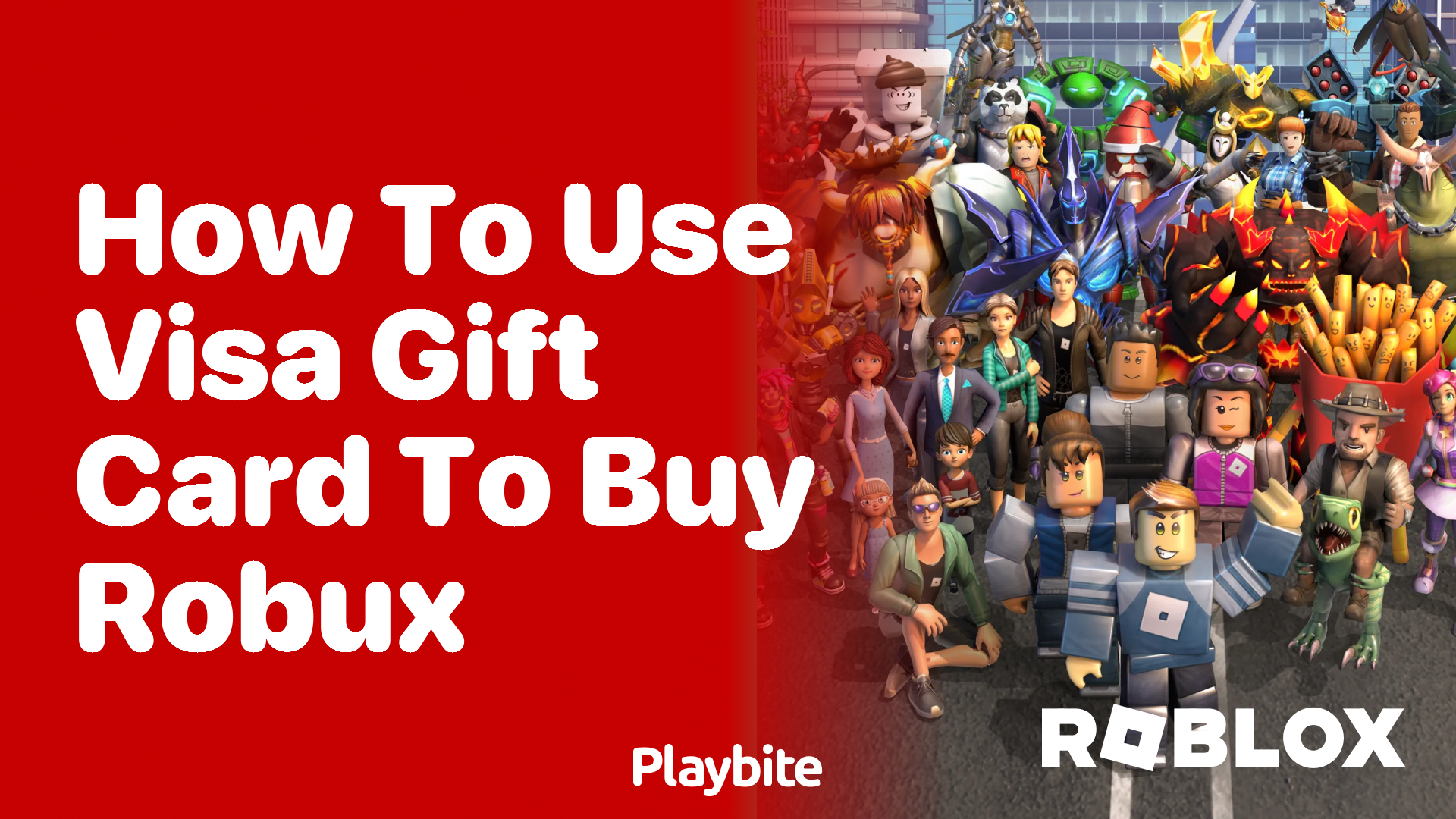 How to Use a Visa Gift Card to Buy Robux