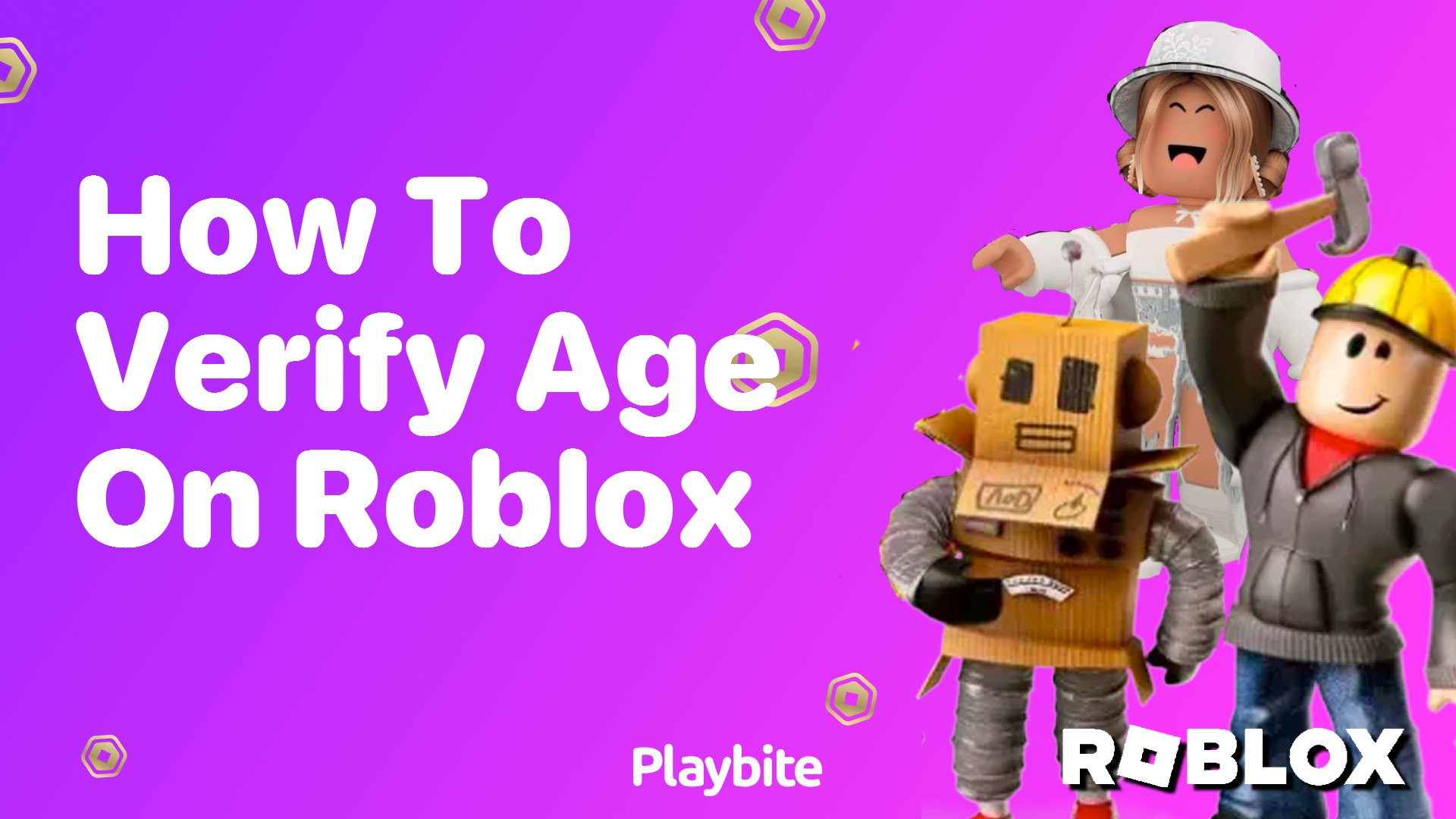 How to Verify Age on Roblox