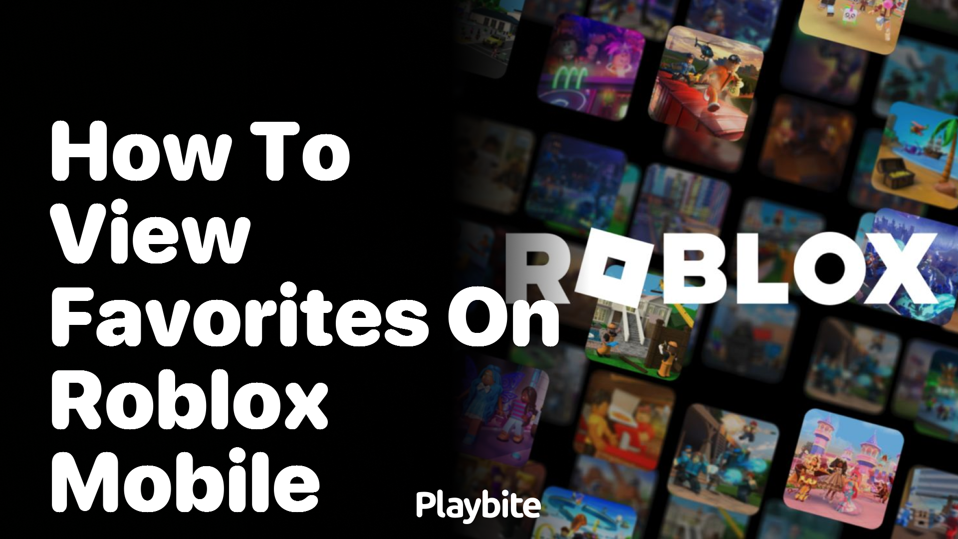How to View Favorites on Roblox Mobile