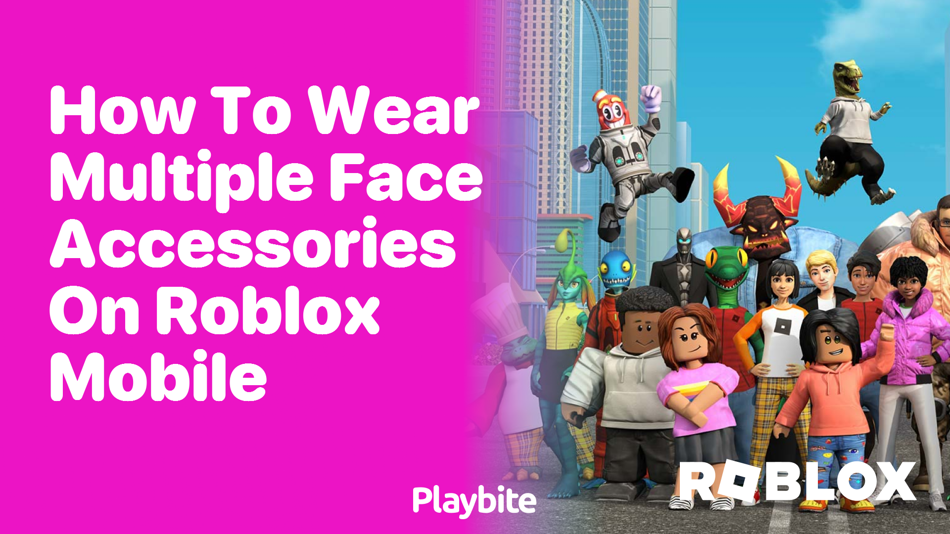 How to Wear Multiple Face Accessories on Roblox Mobile