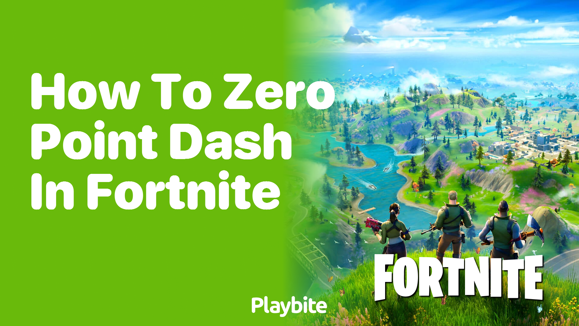 How to Zero Point Dash in Fortnite