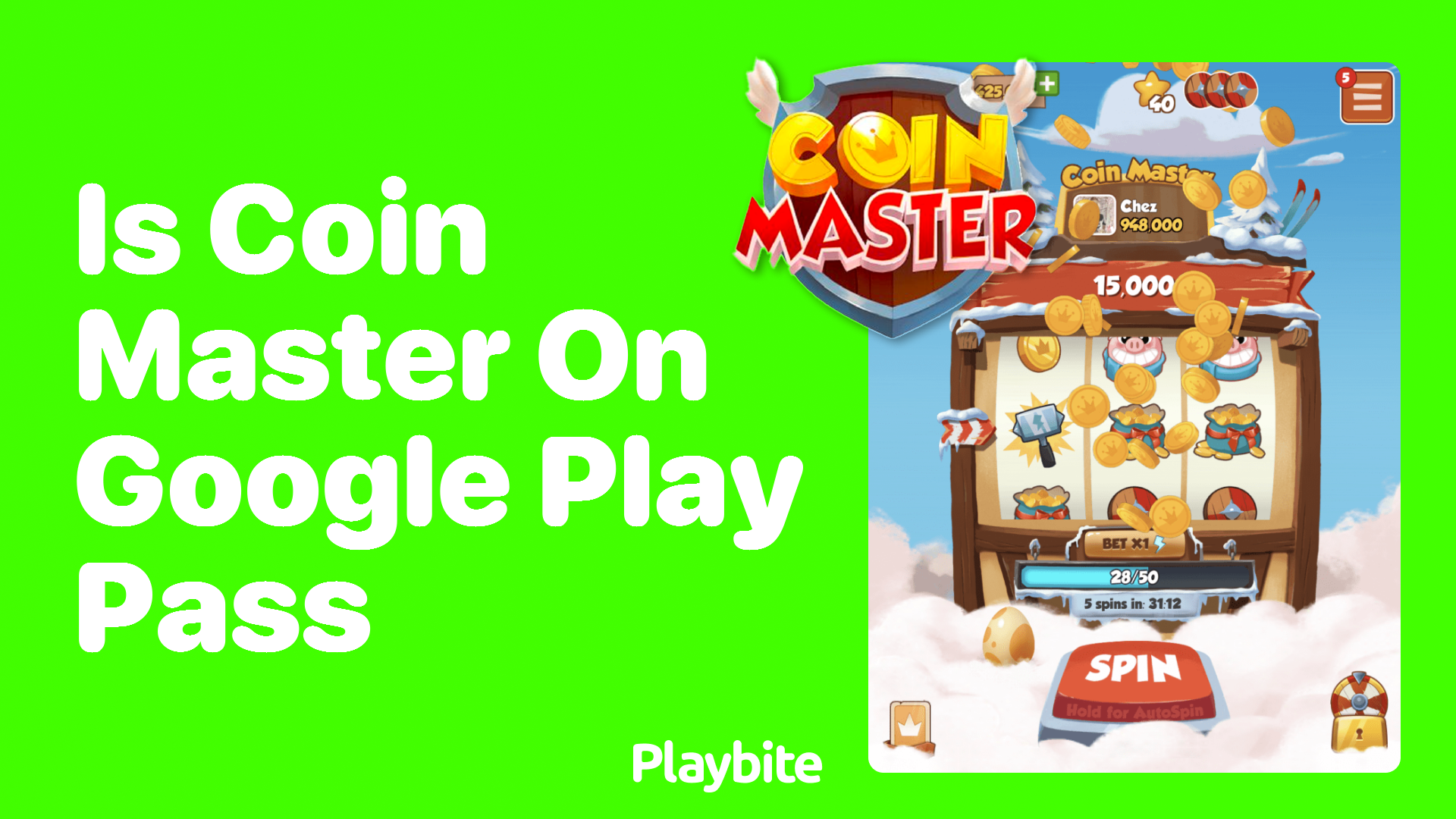 Is Coin Master Available on Google Play Pass?