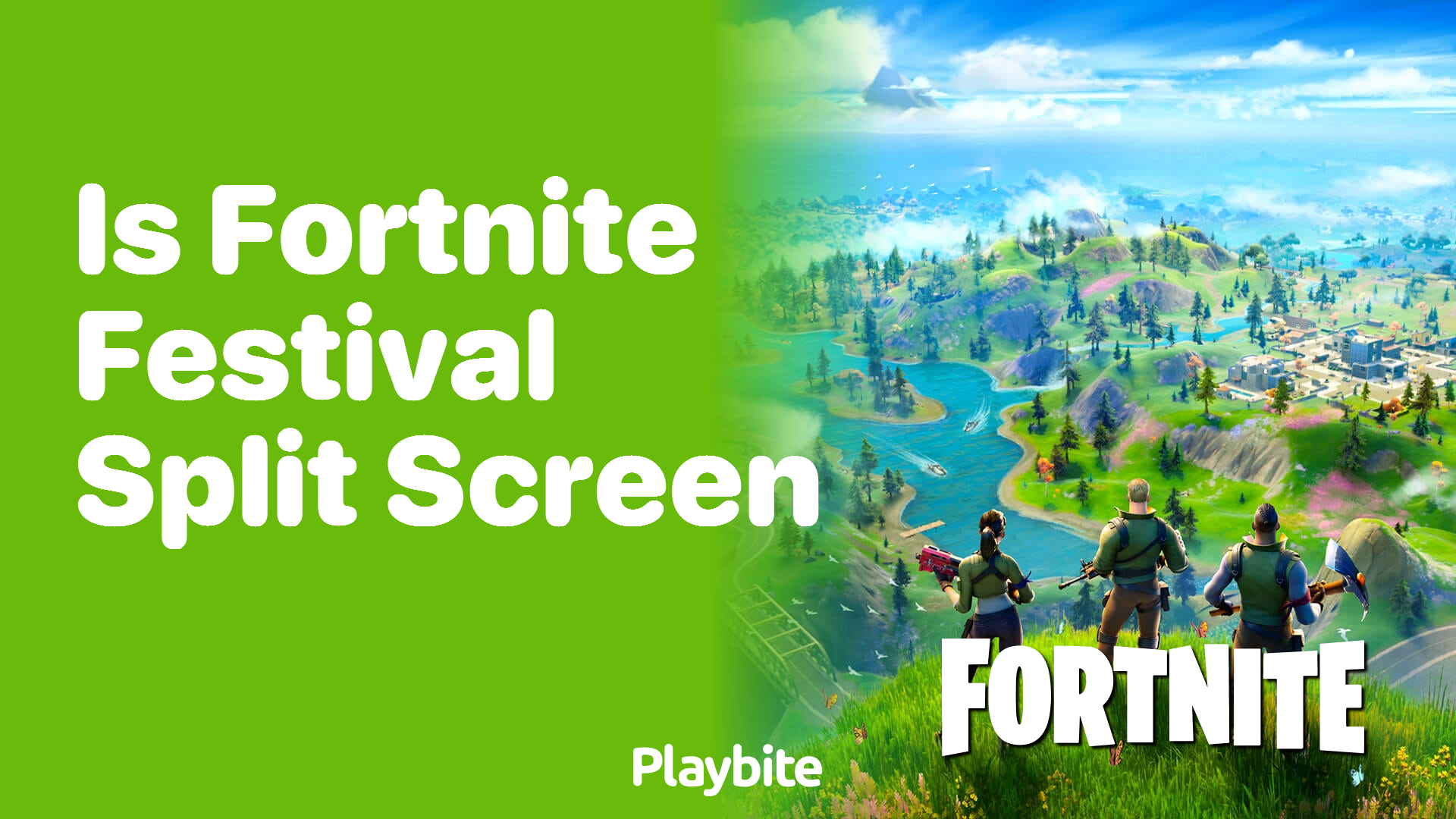 Is Fortnite Festival Split Screen?