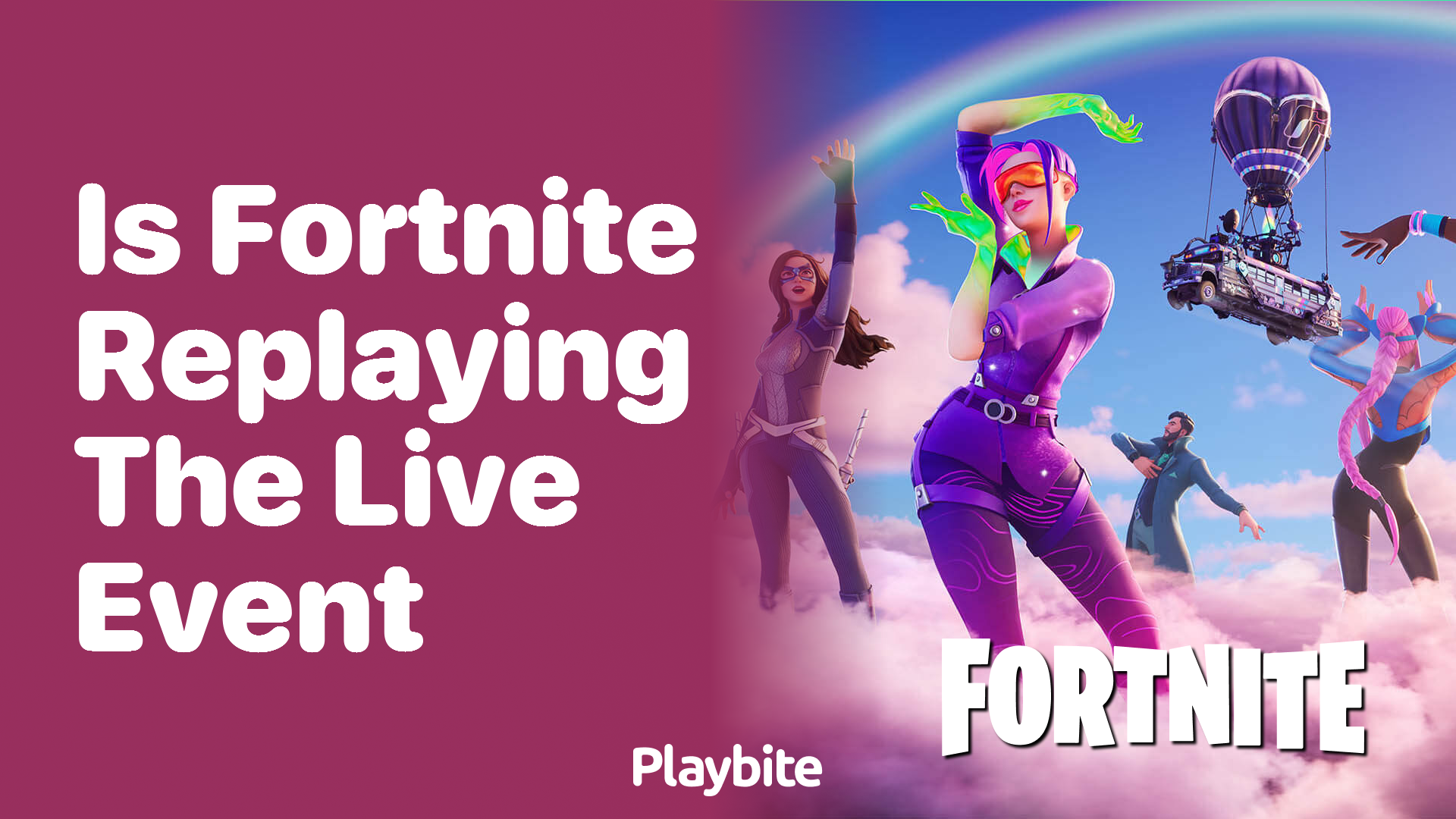 Is Fortnite Replaying the Live Event?