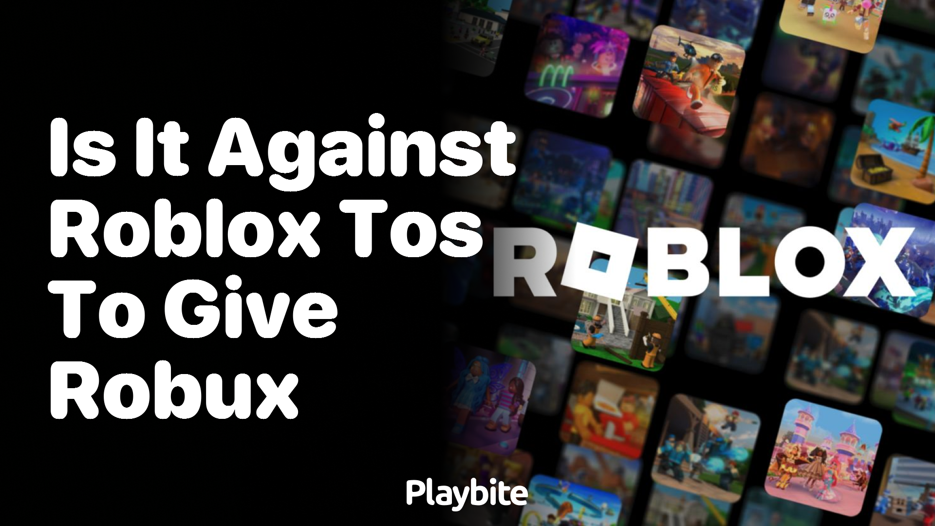 Is It Against Roblox Terms of Service to Give Robux?