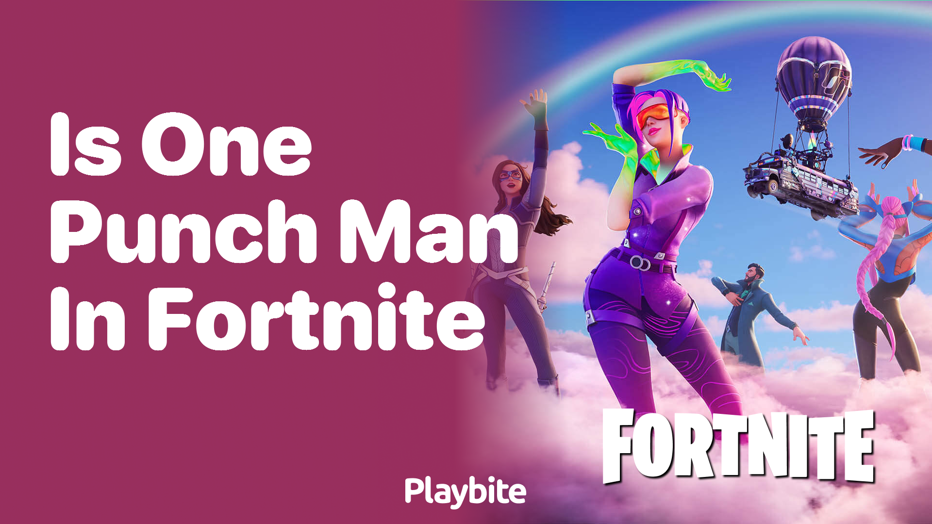 Is One Punch Man in Fortnite?