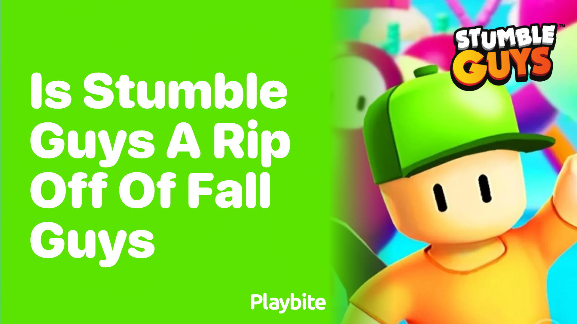 Is Stumble Guys a Rip-Off of Fall Guys?