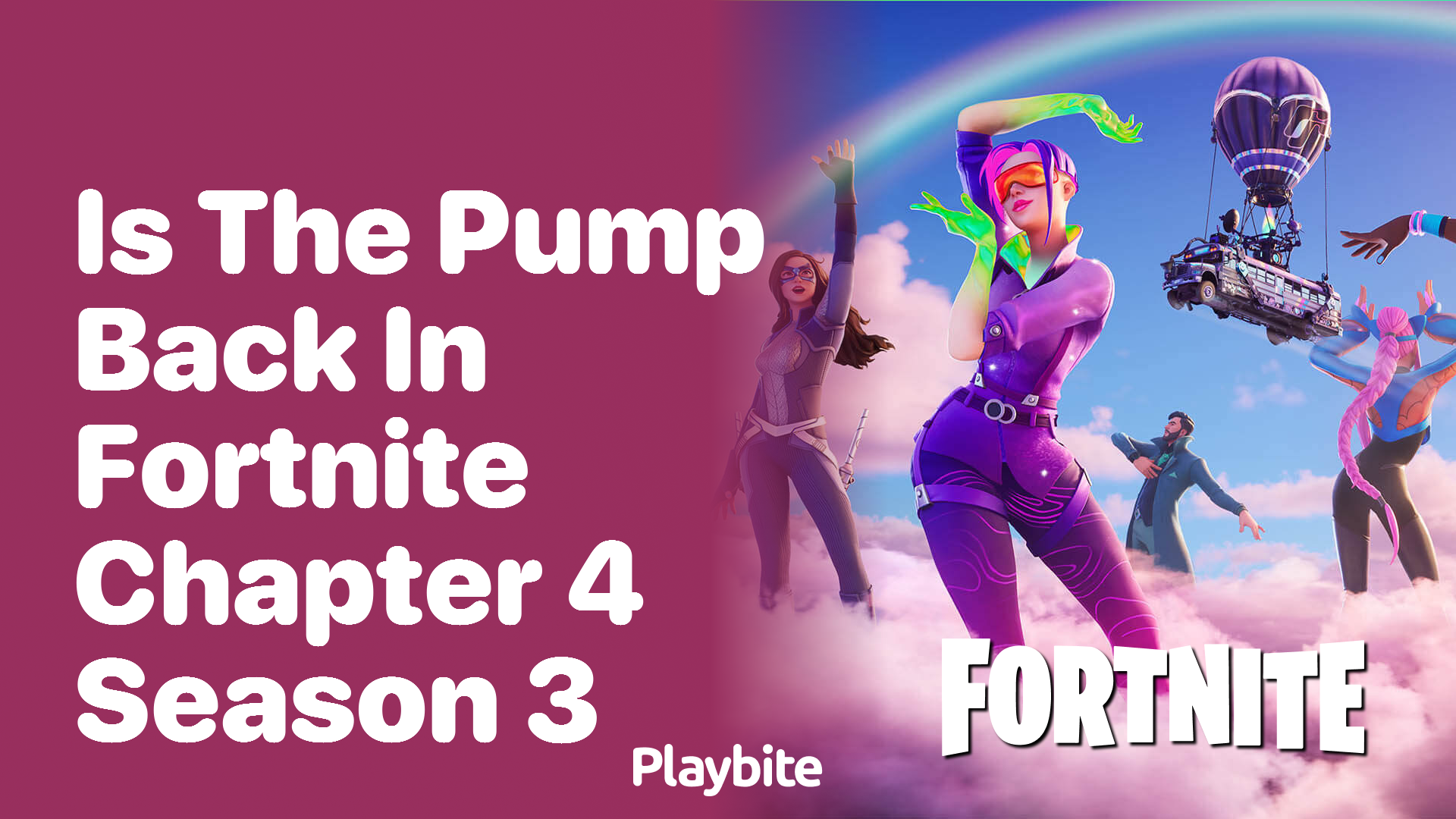 Is the Pump Back in Fortnite Chapter 4 Season 3?