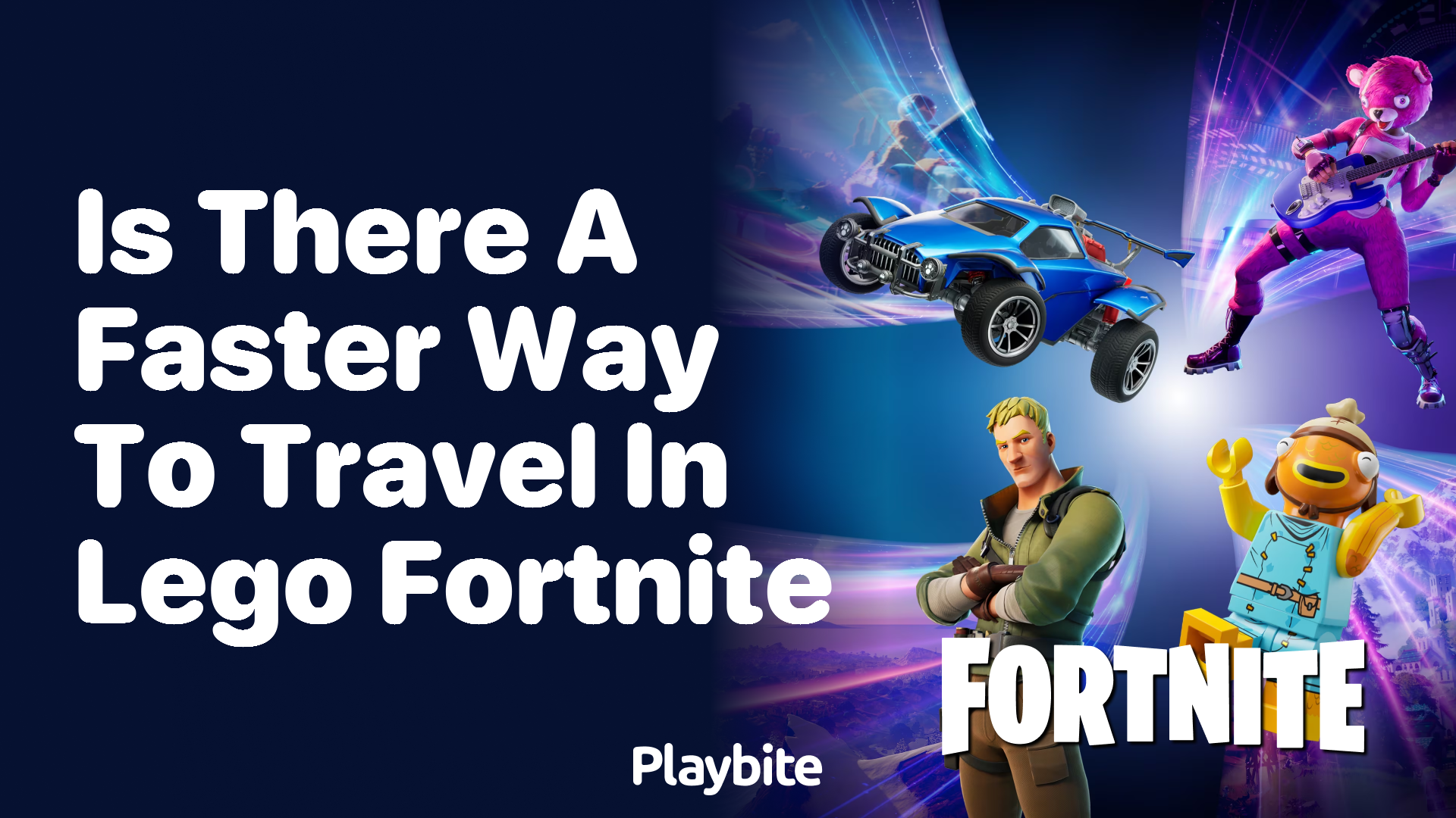 Is There a Faster Way to Travel in LEGO Fortnite?