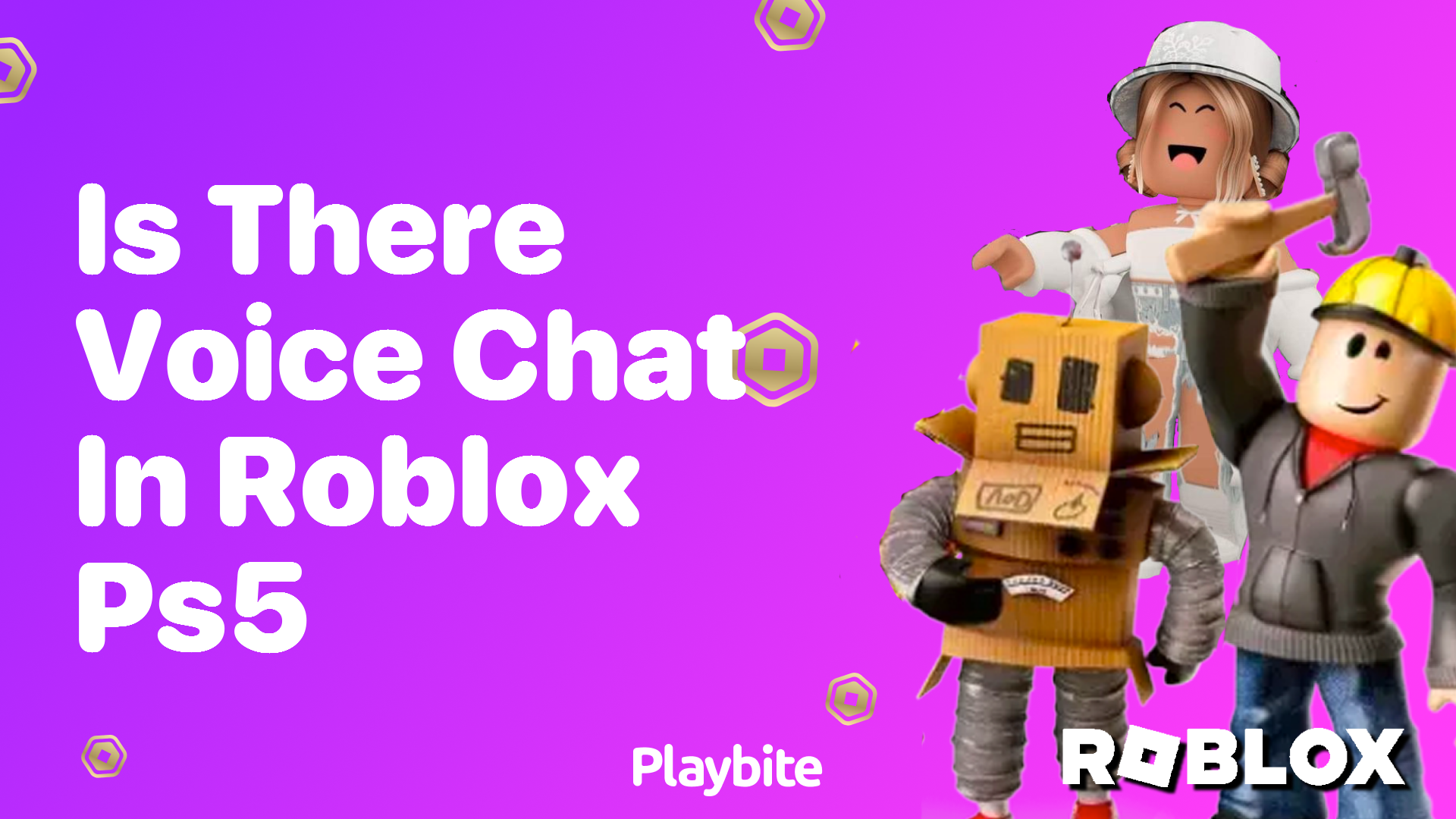 Is There Voice Chat in Roblox for PS5?