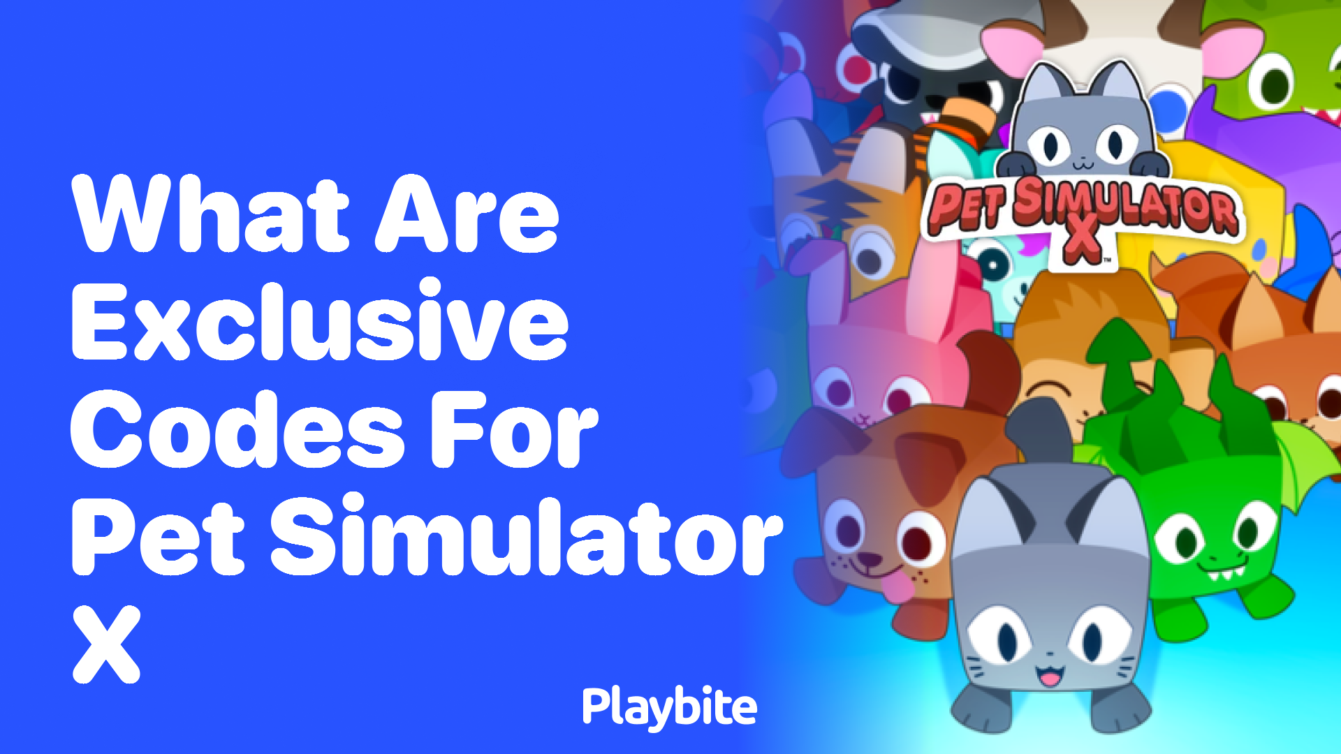 What Are Exclusive Codes for Pet Simulator X?