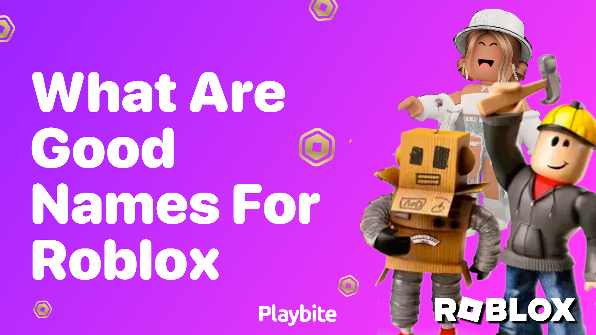 What Are Good Names for Roblox?