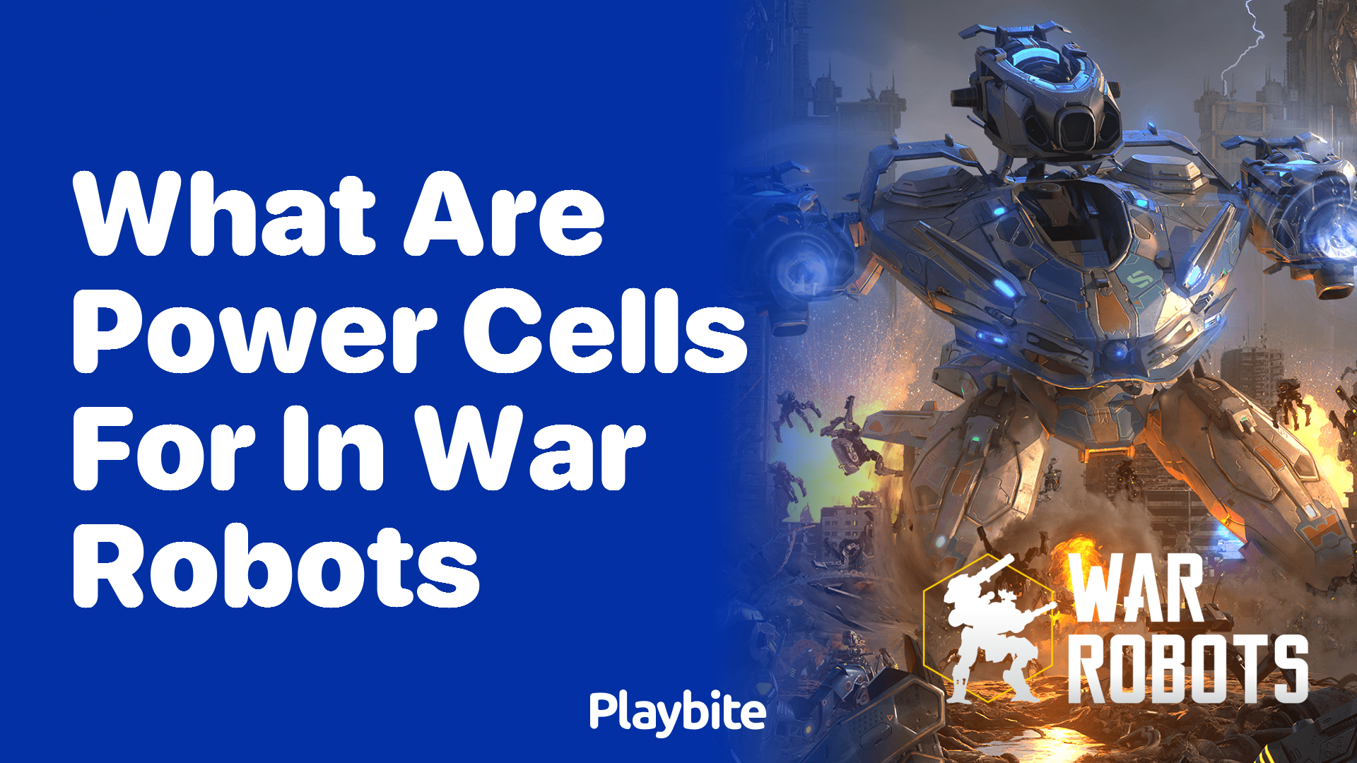 What Are Power Cells For in War Robots?