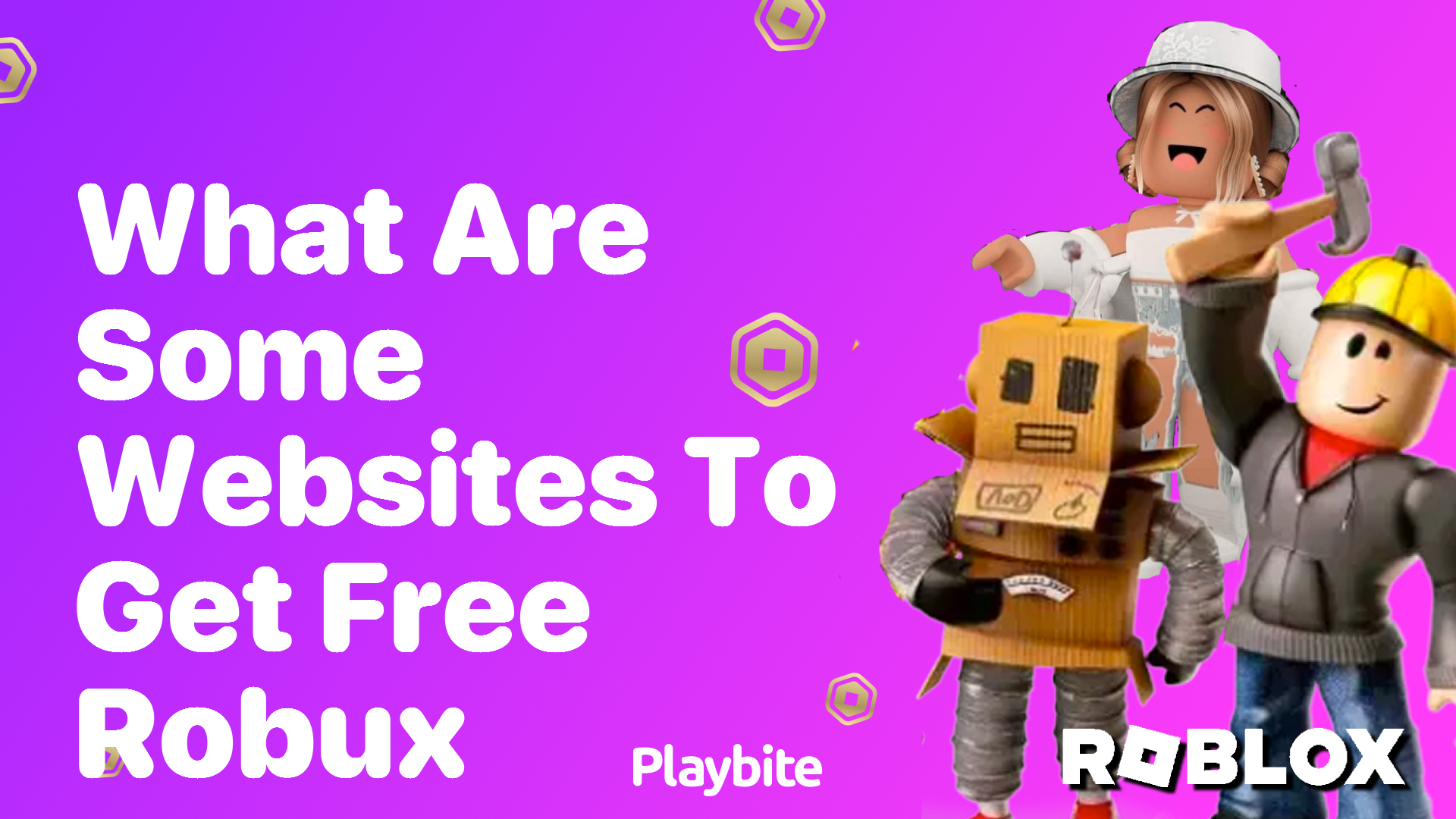 Where Can You Find Websites to Get Free Robux?