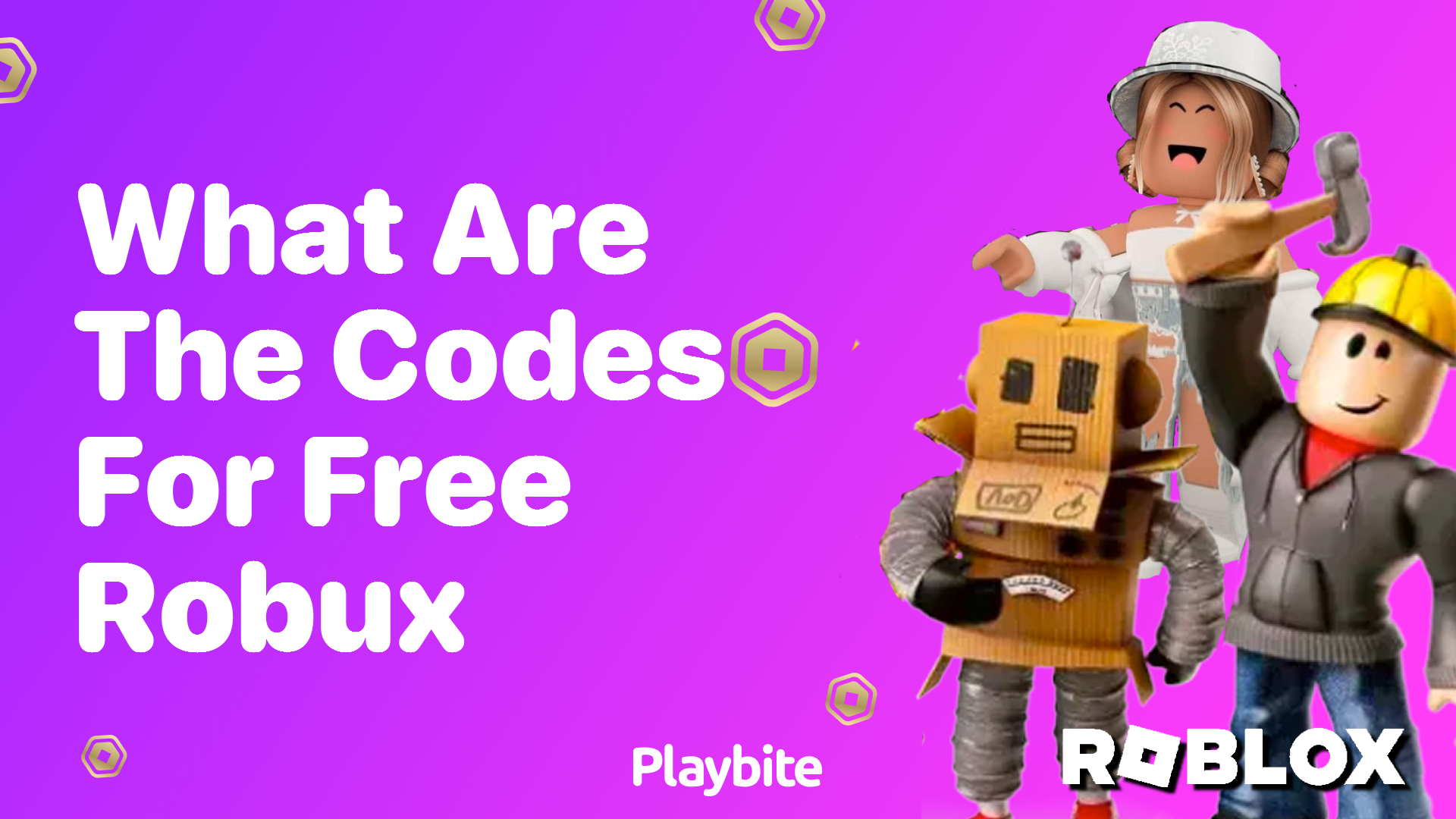 What Are the Codes for Free Robux?