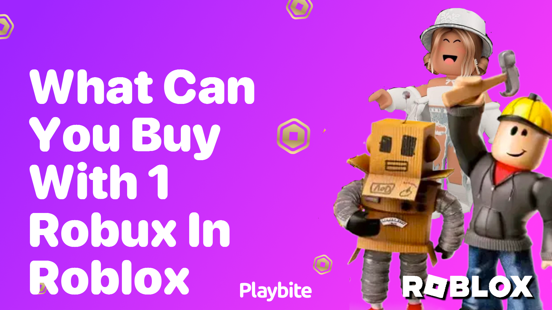 What Can You Buy With 1 Robux in Roblox?