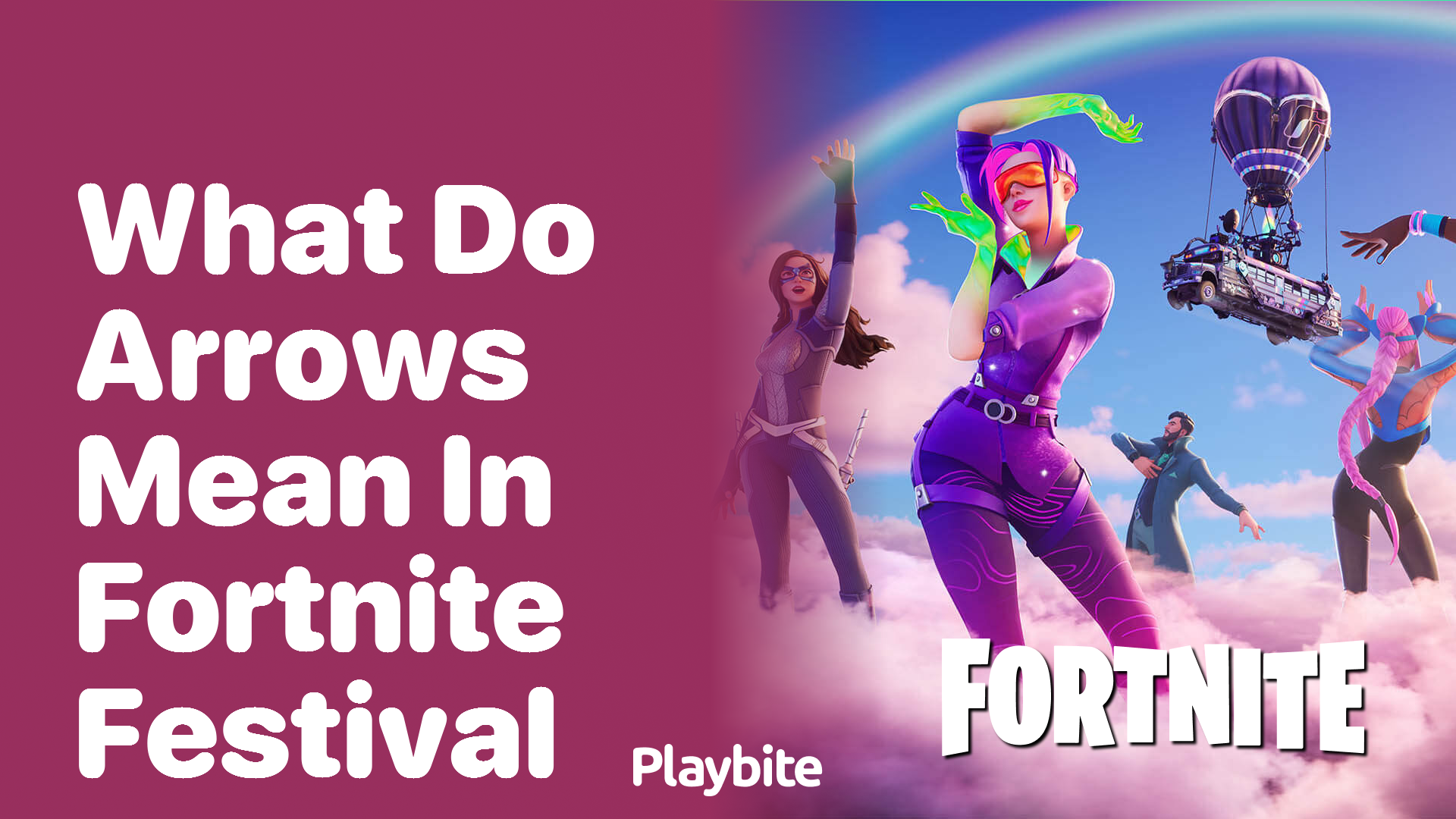 What Do Arrows Mean in Fortnite Festival?
