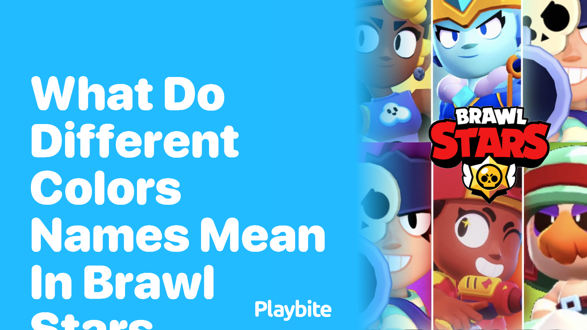 What Do Different Color Names Mean in Brawl Stars?