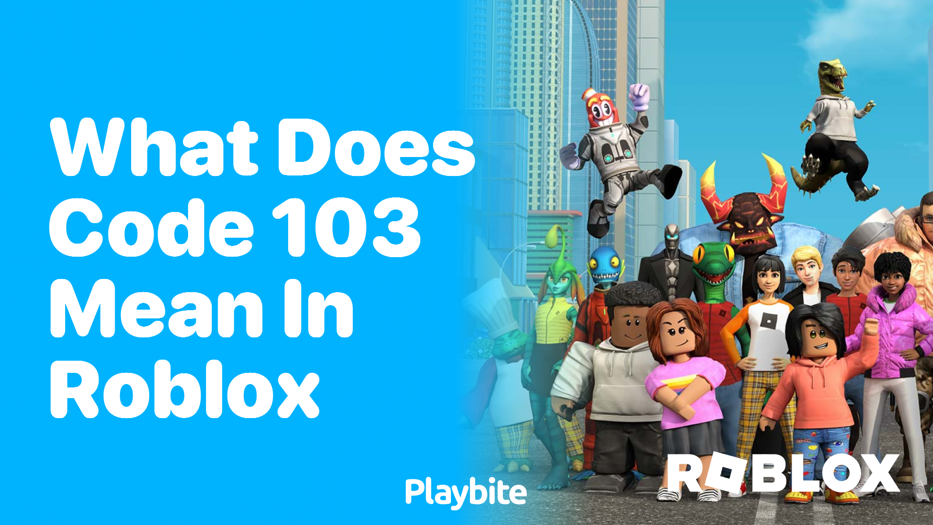 What Does Code 103 Mean in Roblox? Solving the Mystery