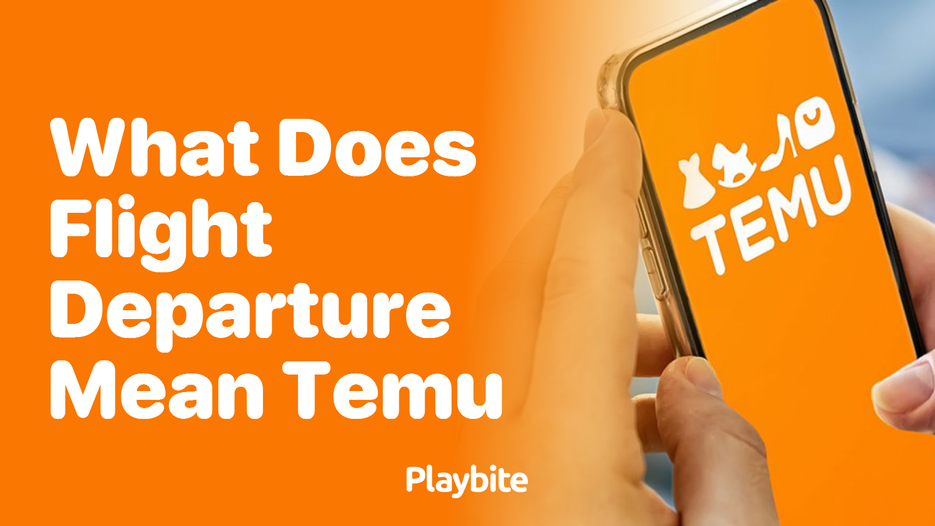 What Does ‘Flight Departure’ Mean on Temu?