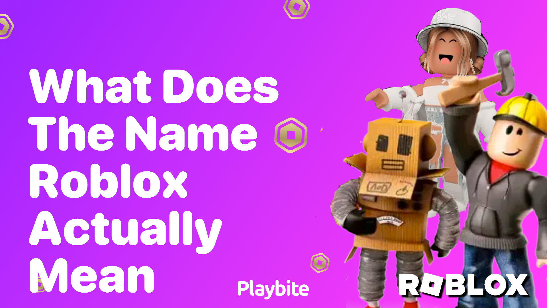 What Does the Name Roblox Actually Mean?