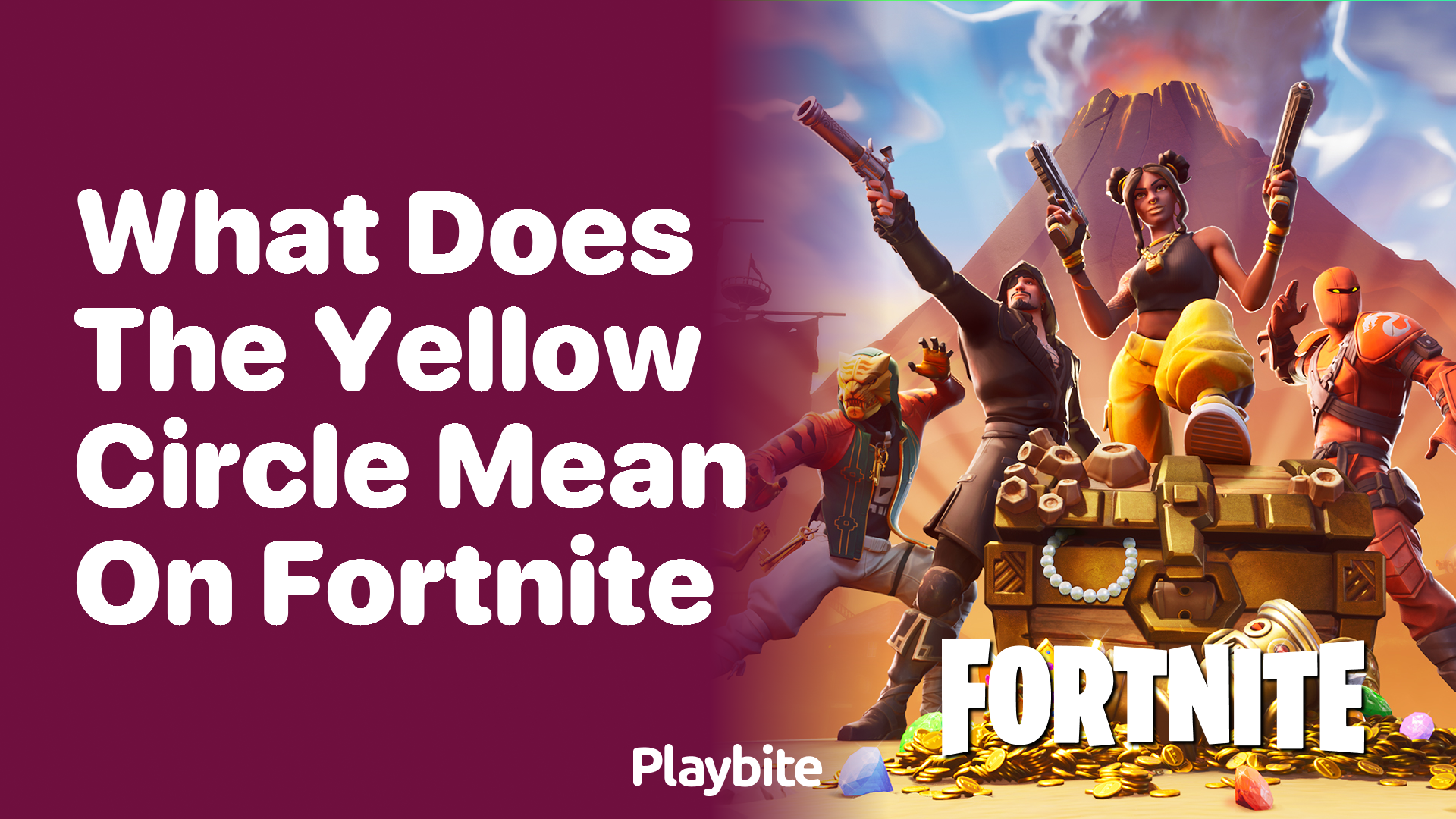 What Does the Yellow Circle Mean in Fortnite?