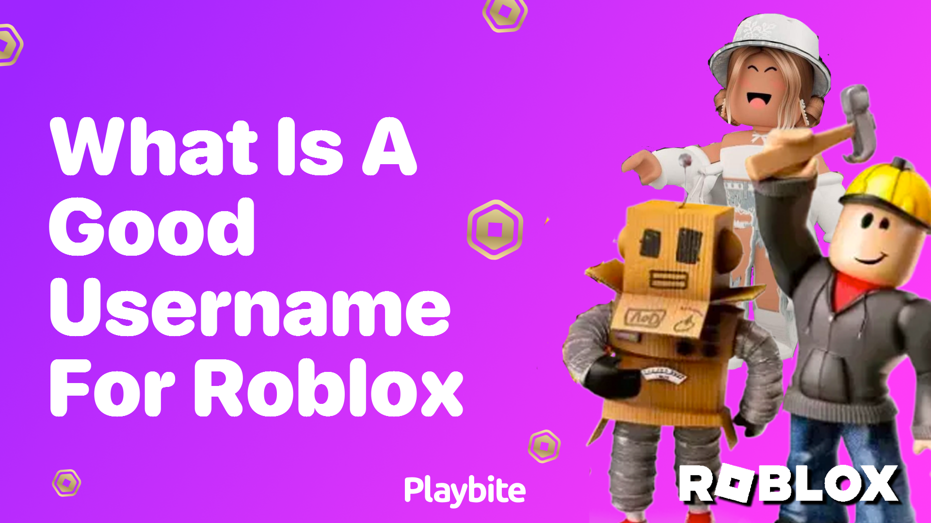 What is a Good Username for Roblox?