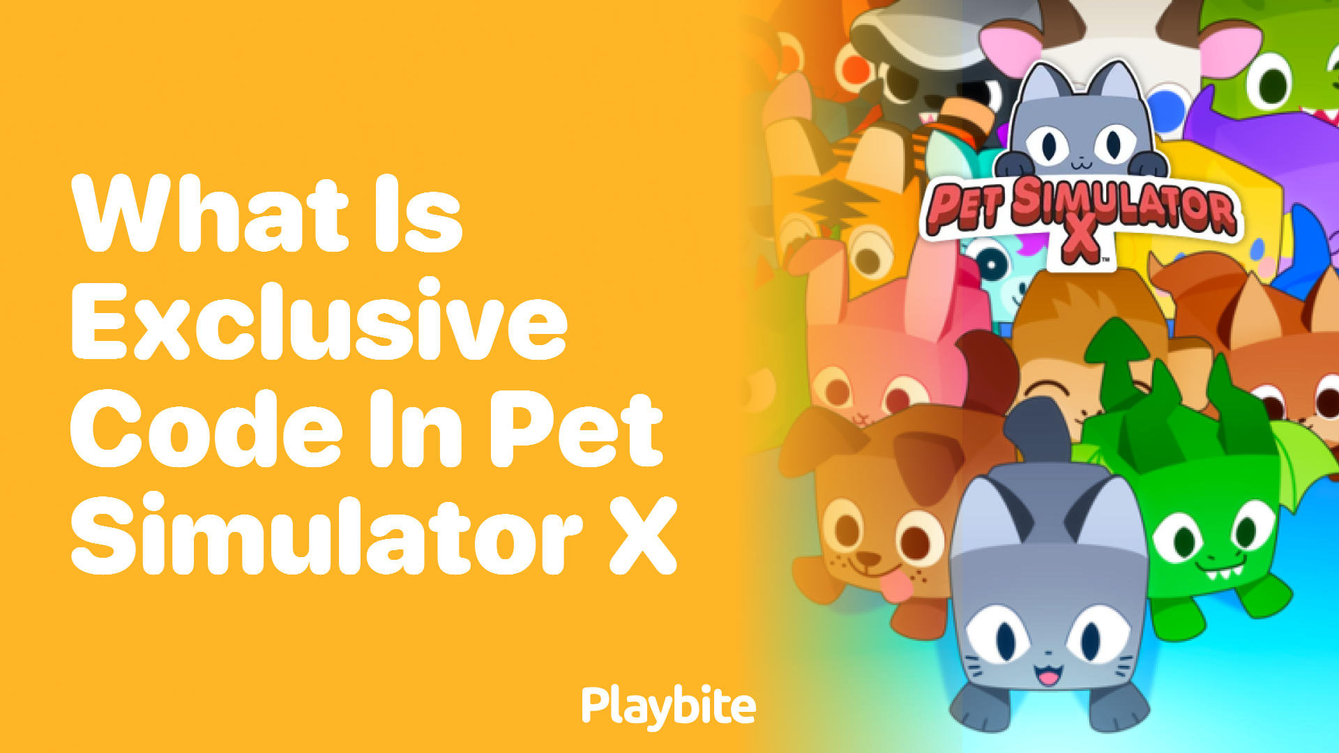 What Is an Exclusive Code in Pet Simulator X?