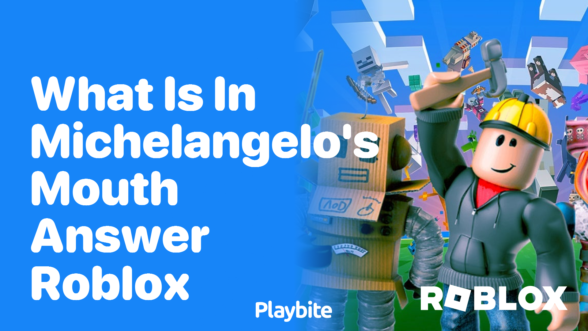 What Is in Michelangelo&#8217;s Mouth? A Surprising Answer Tied to Roblox