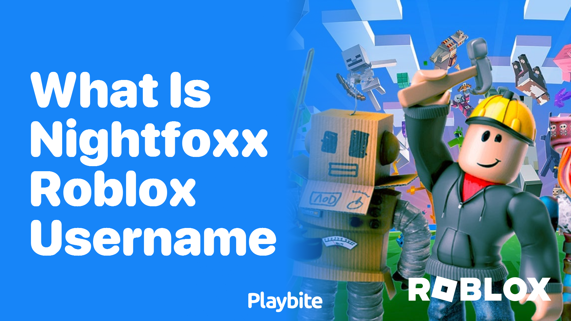 What is NightFoxx&#8217;s Roblox Username?