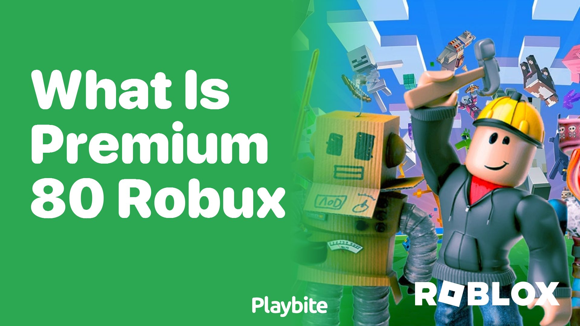 What is Premium 80 Robux in Roblox?