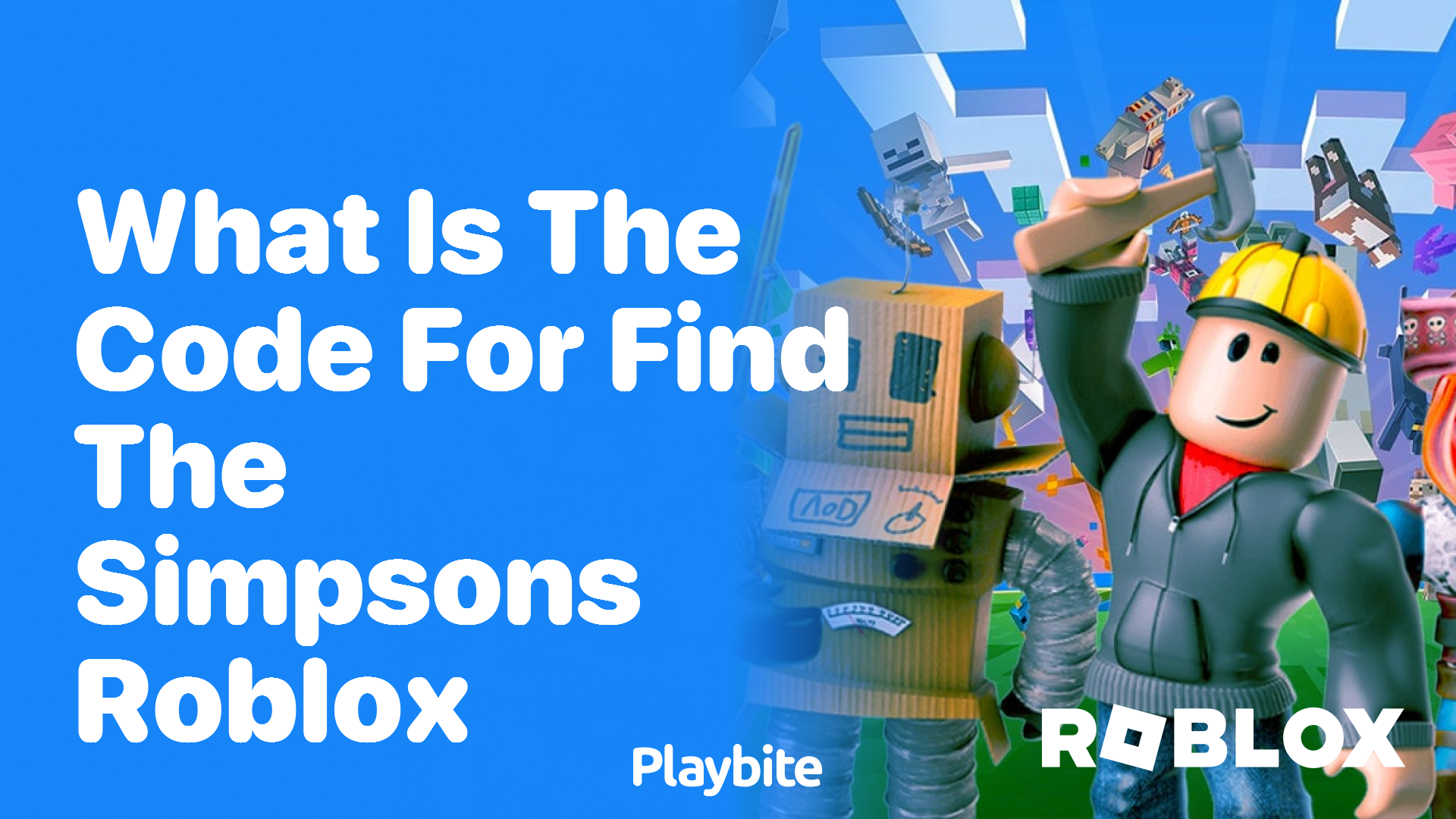 What Is the Code for Find the Simpsons Roblox?