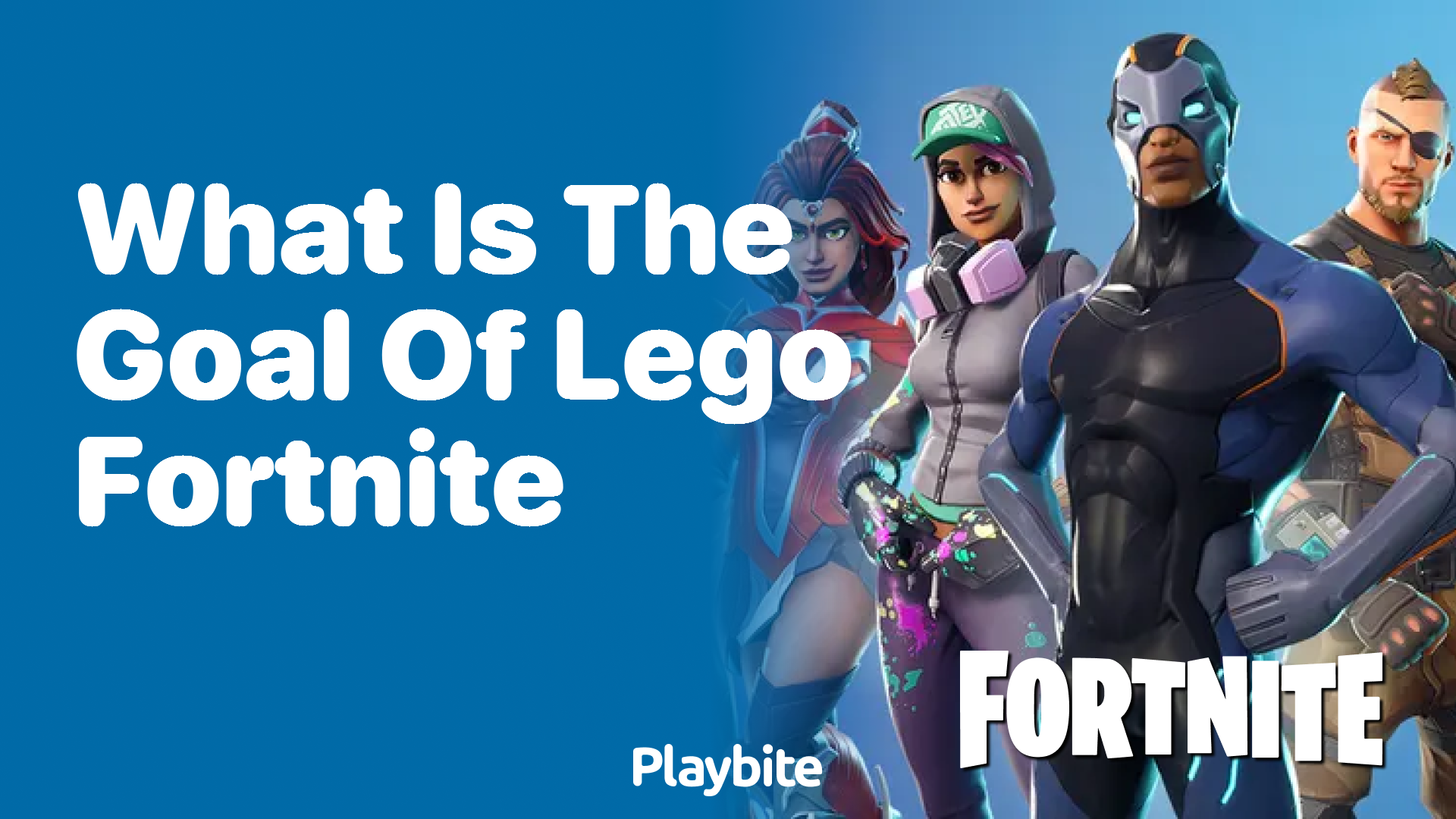 What is the Goal of LEGO Fortnite?