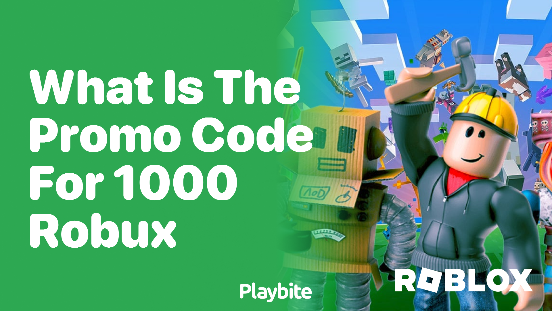 What is the Promo Code for 1000 Robux? - Playbite