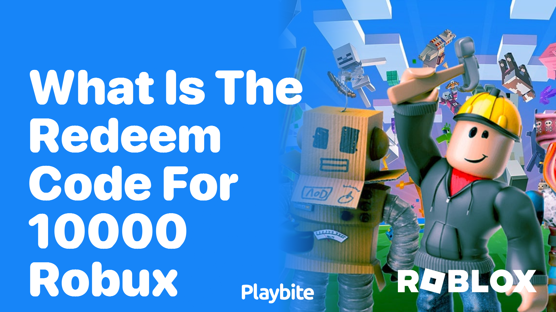 What Is the Redeem Code for 10000 Robux? - Playbite